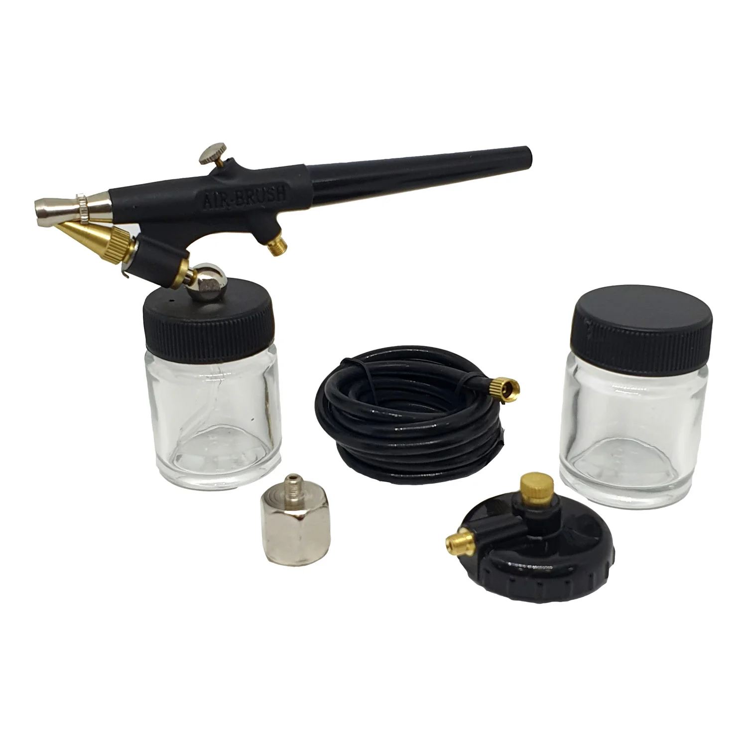 Aerógrafo Básico Renart Plástico Acción Simple con Accesorios