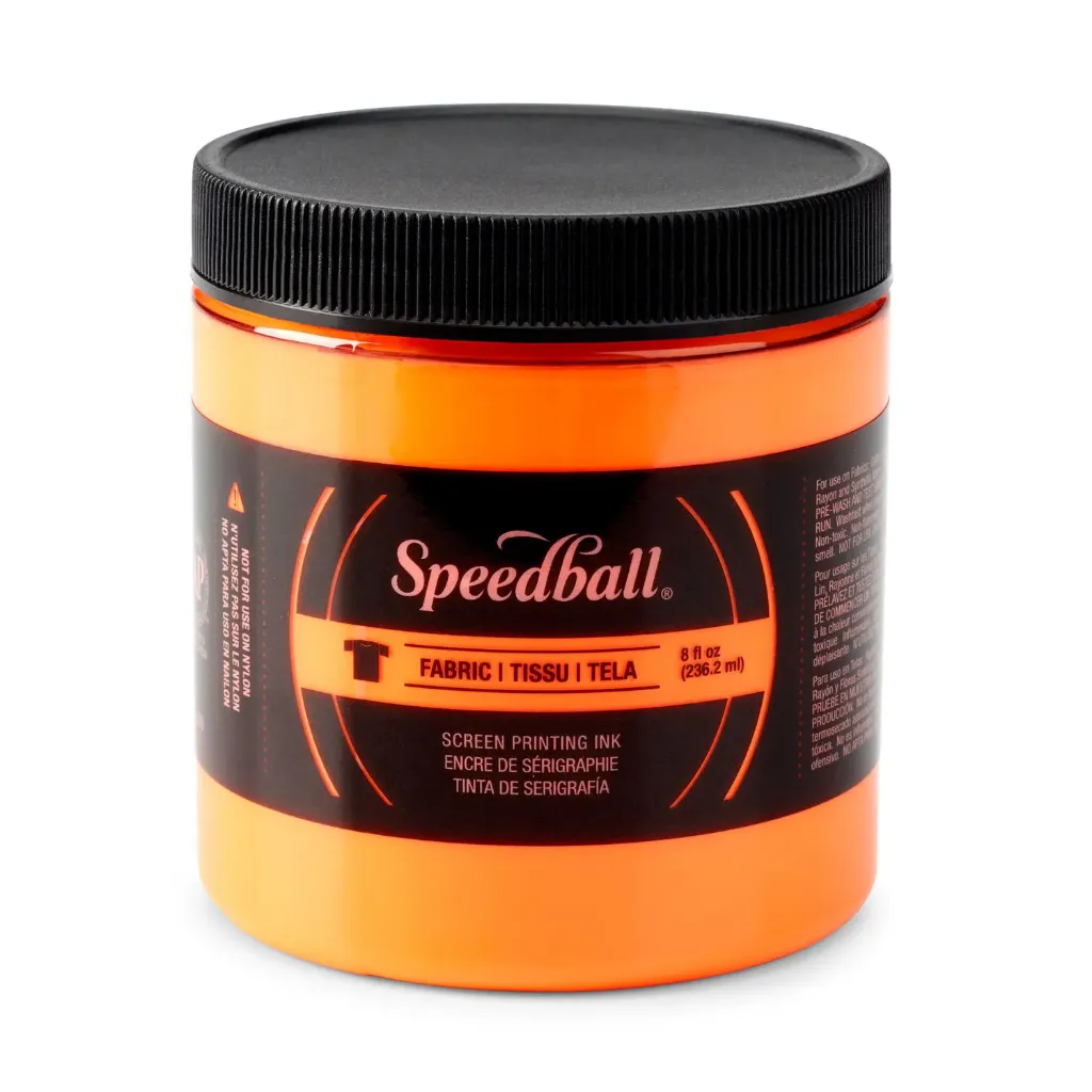 Pintura Serigráfica para TELAS Speedball  236ml Fluorescente