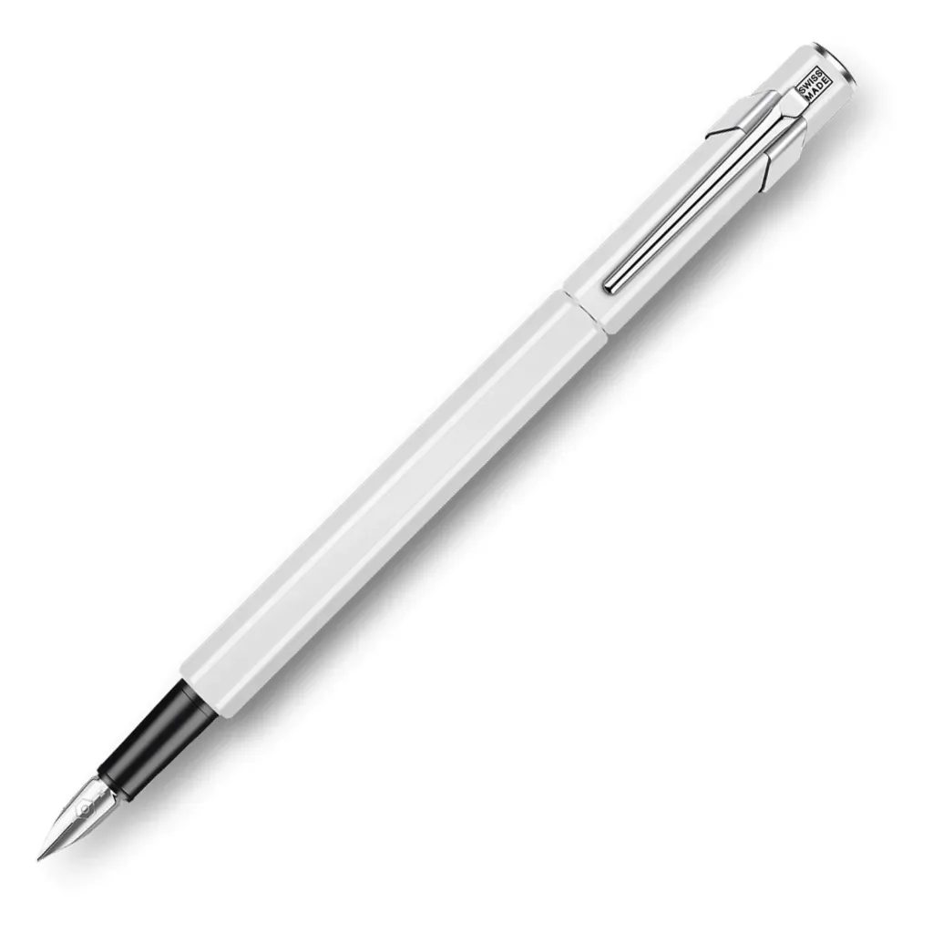 [CA840001] Pluma fuente 849 Caran d'Ache (Blanco Metalico)