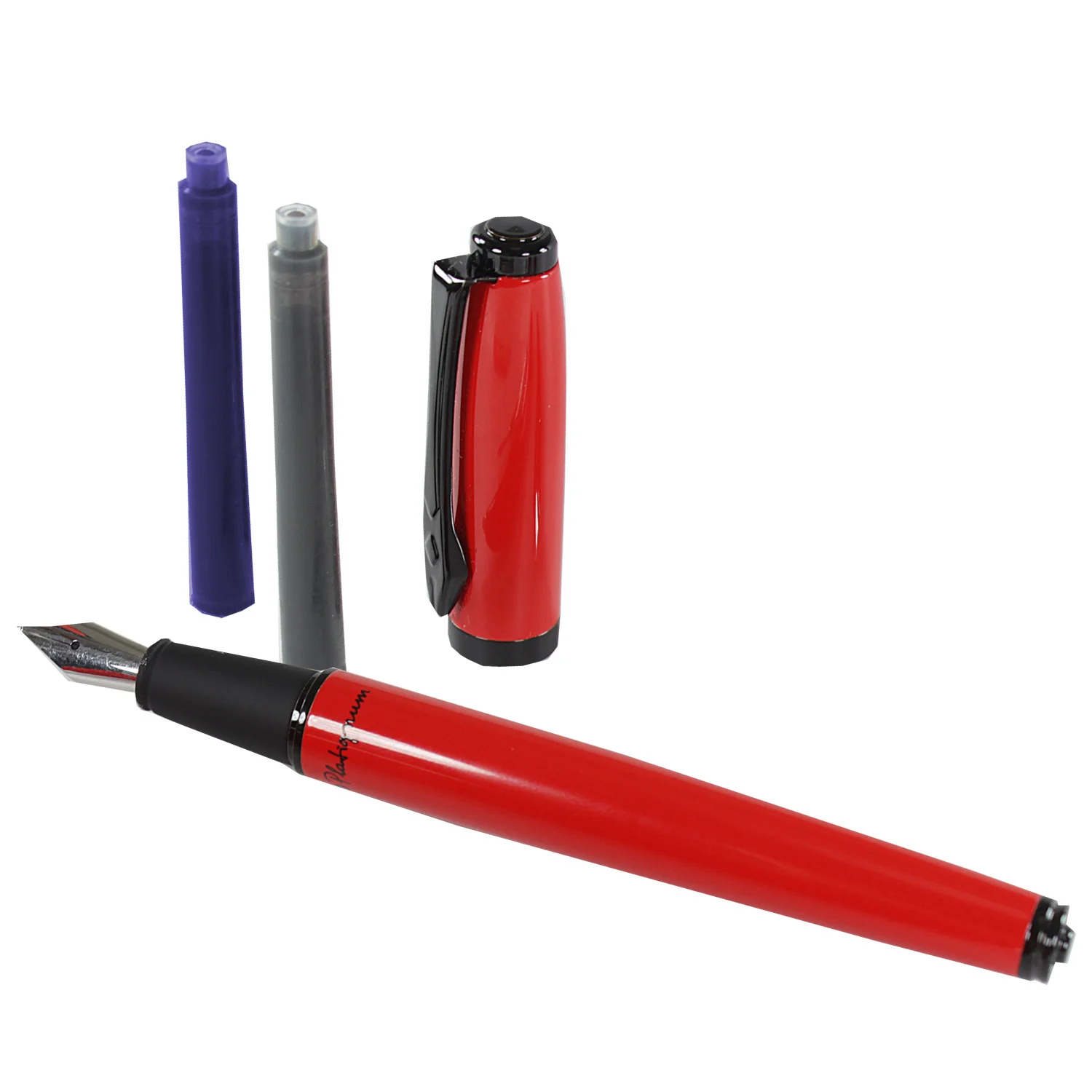 [PL-50295] Pluma fuente Platignum Studio N°5 Standardgraph (Rojo)
