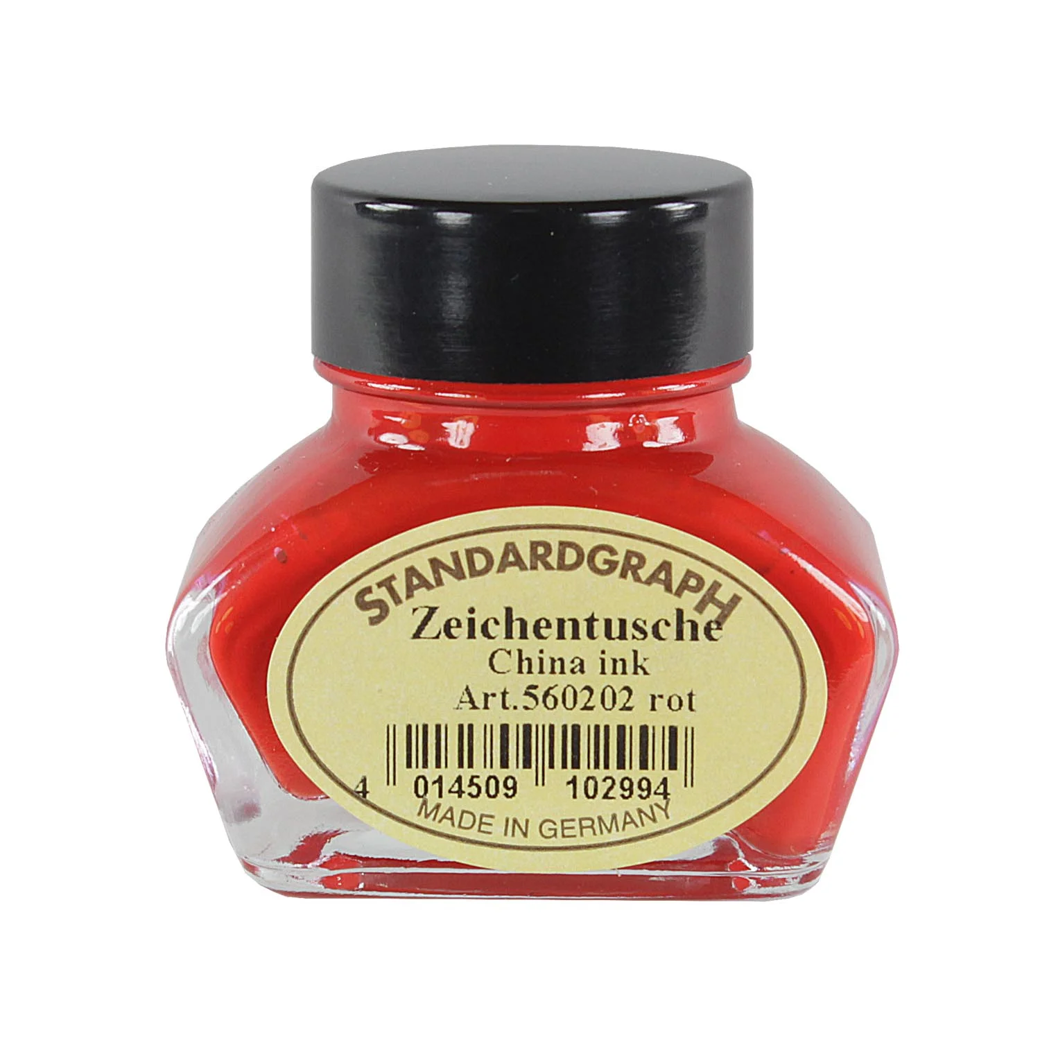 [560202] Tinta China Standardgraph 30ml Para Plumillas (Rojo)