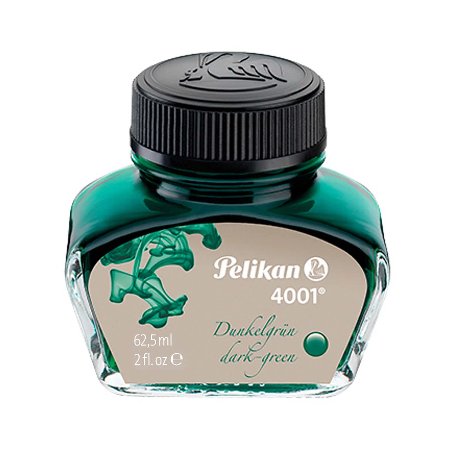 [300063] Tinta para Pluma 4001 Pelikan 62.5ml (Verde Oscuro)