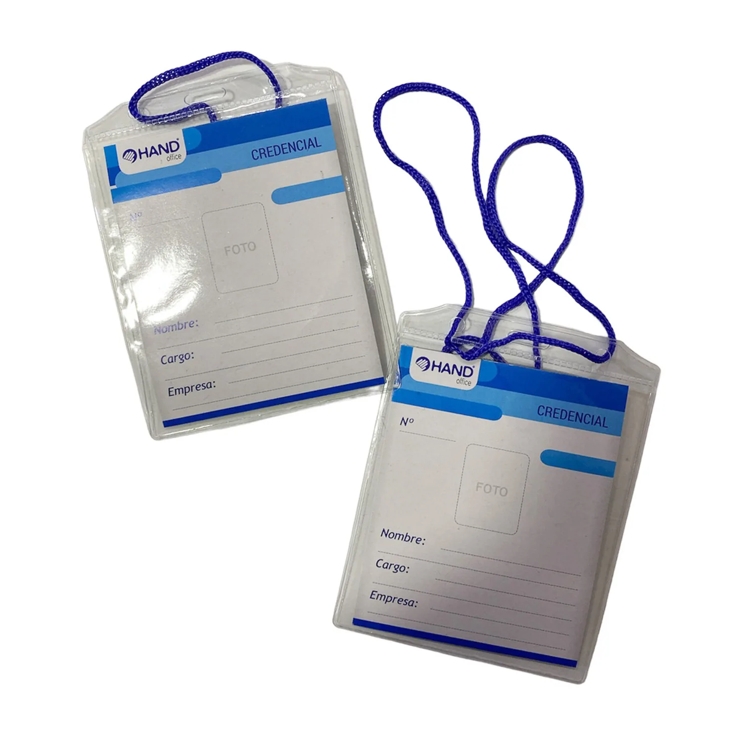 Porta Credencial Hand Con Cuerda 85x110mm
