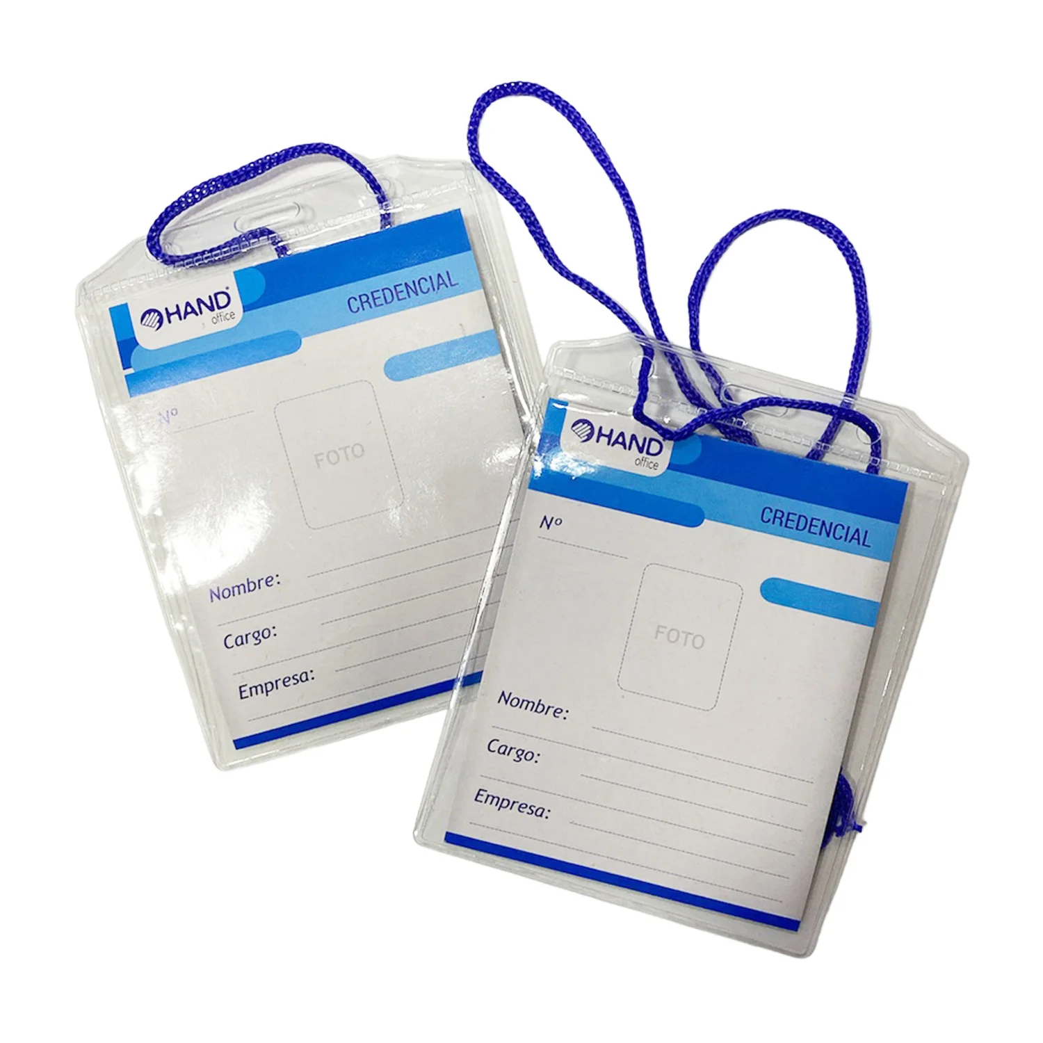 Porta Credencial Hand Con Cuerda 85x110mm