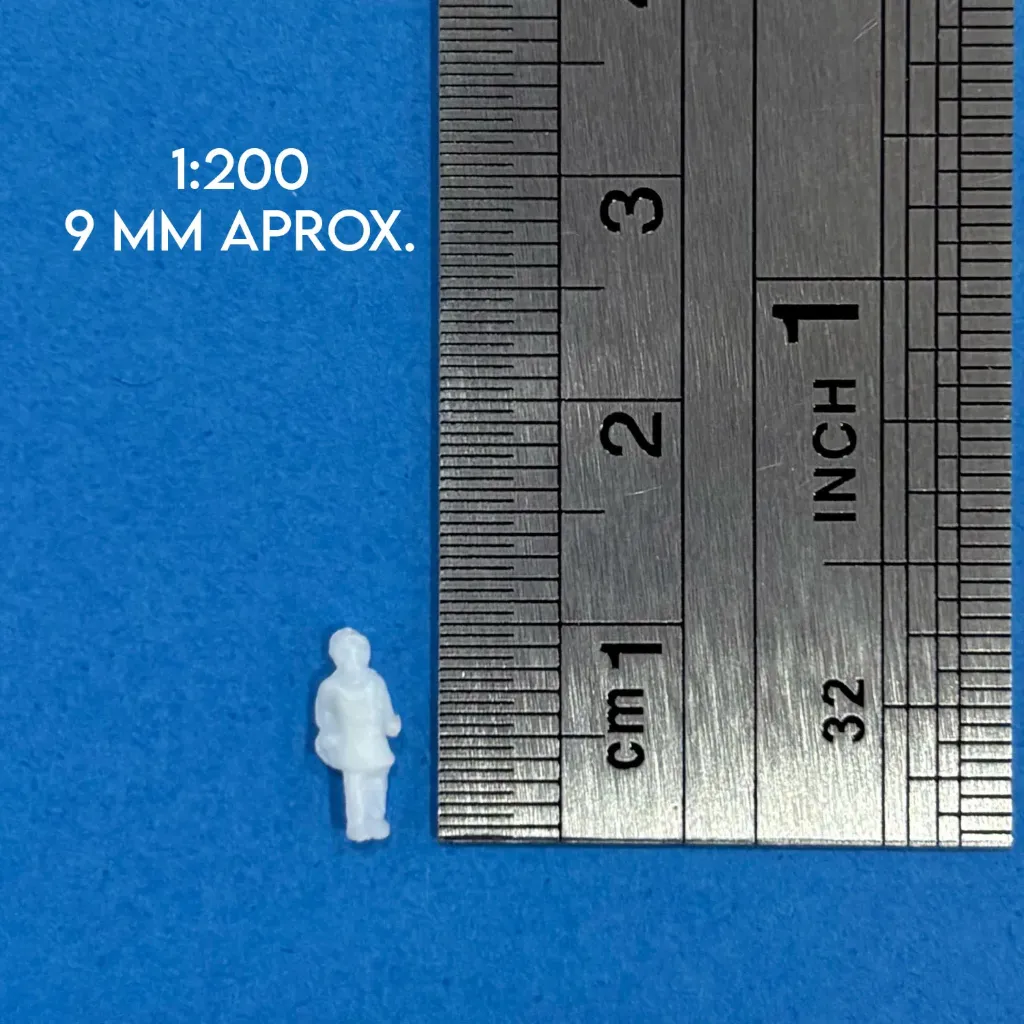 Figura a escala 1:200 Blancas (1 ud)