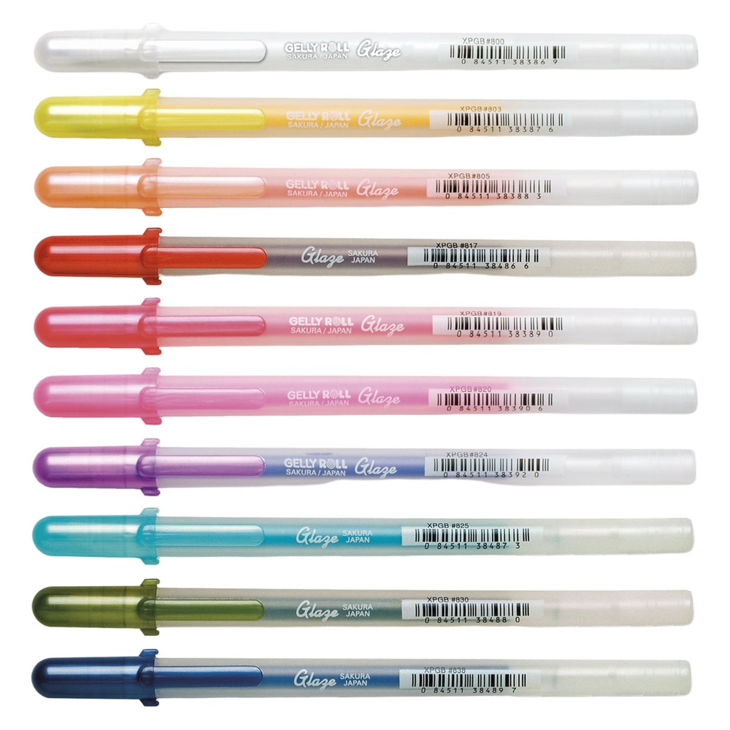 [XPGB#819] Lápiz Gel Gelly Roll Sakura Glaze (Rojo)