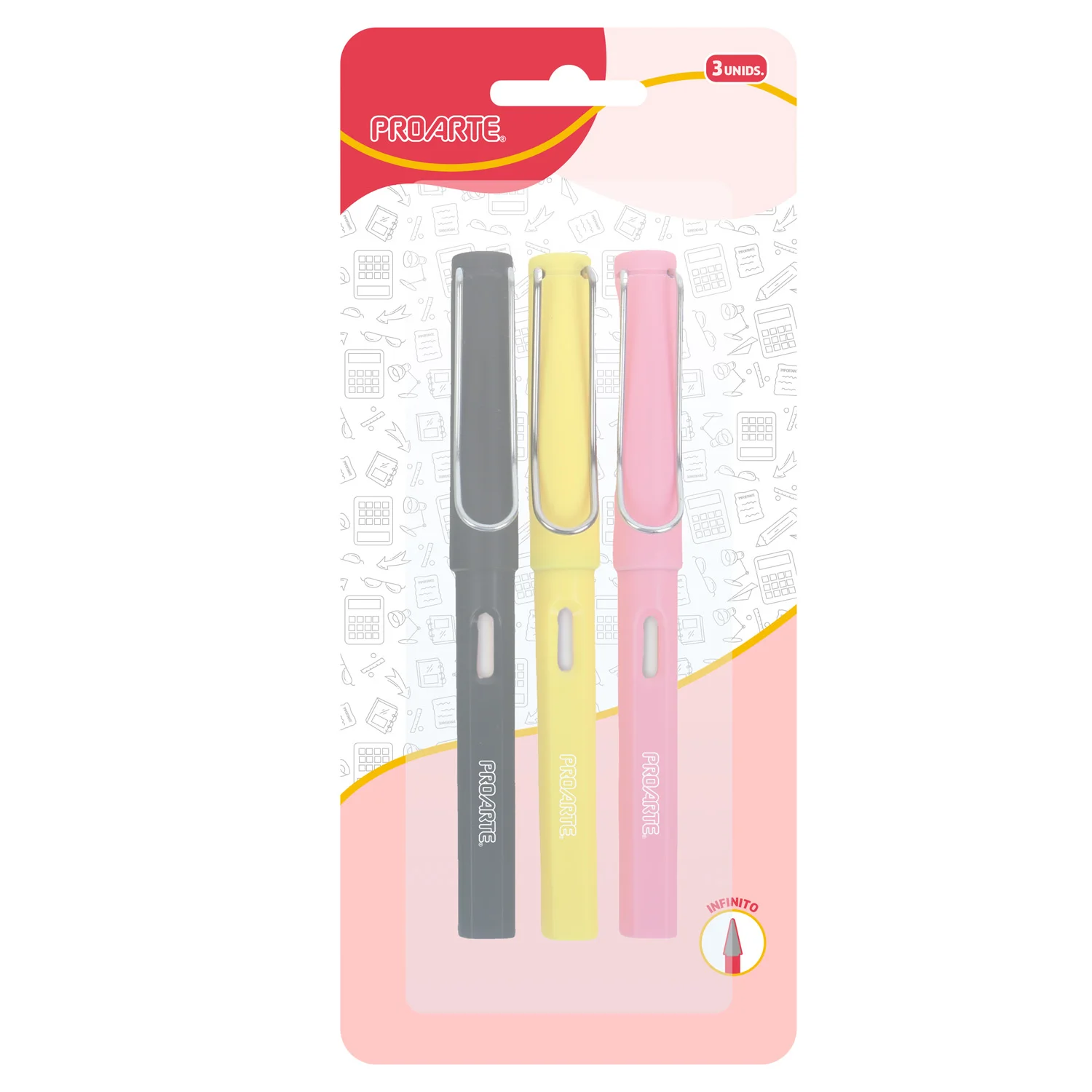 [37933-6] Portaminas Proarte Grafito + 2 Colores (3uds)