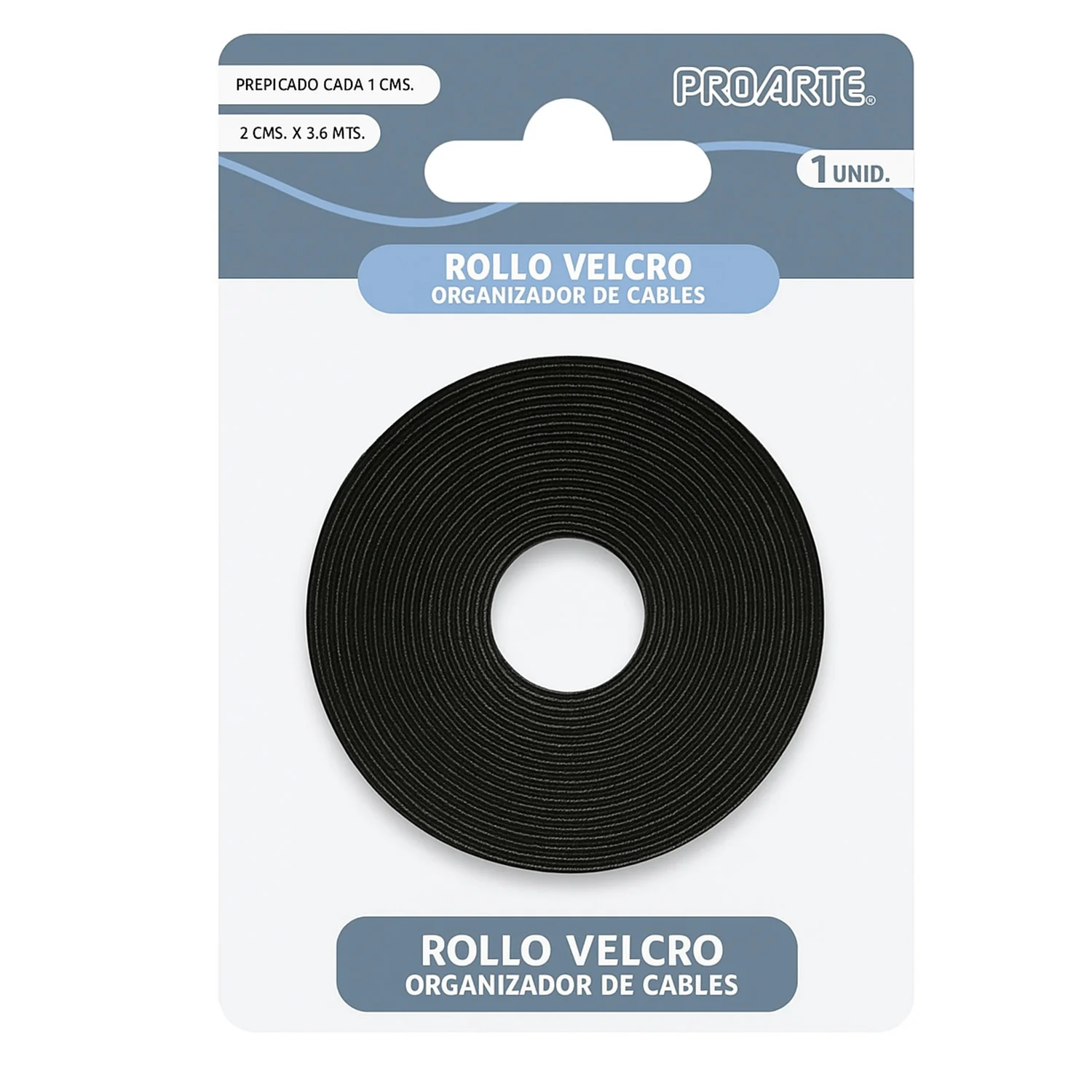 Rollo Velcro Proarte Ordenador Cables 2cm x 3.6mts