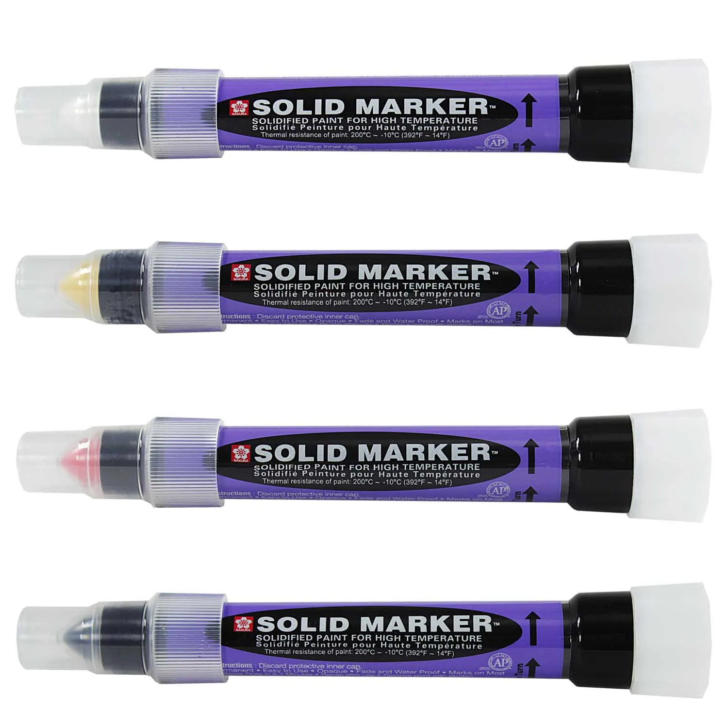 [XSCS#49] Marcador de Pintura en Barra Sakura Solid Marker Slim (Negro)