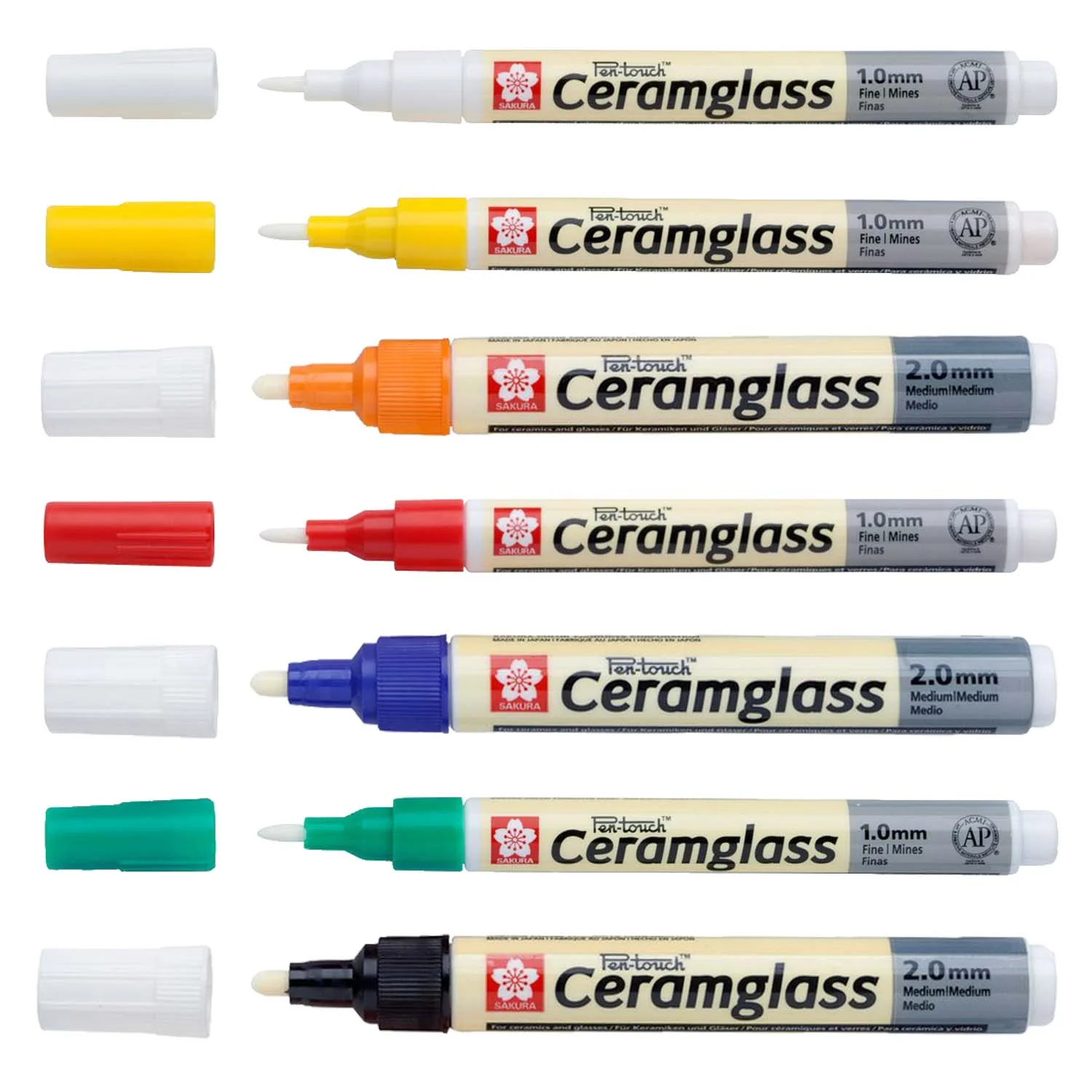 [XCGK-F#24] Marcador para cerámica y vidrio Ceramglass Sakura 1.0mm (Morado)