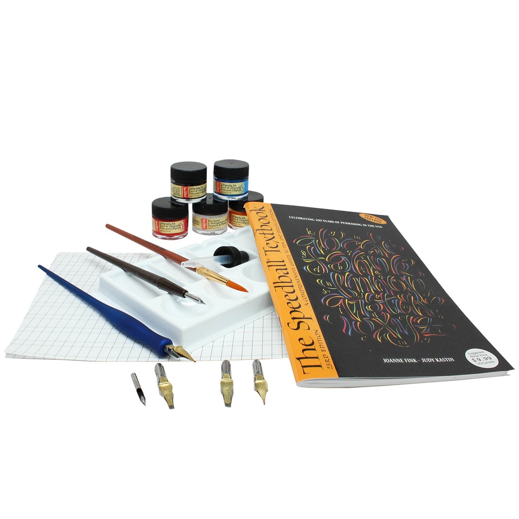 Kit Deluxe de Plumillas y Tintas Speedball