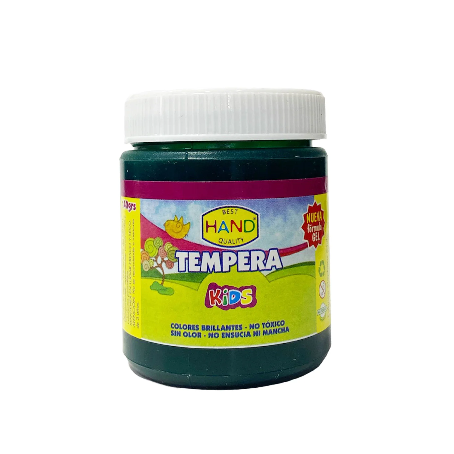 [#0179] Témperas escolares individuales 140gr H Kids (Verde)