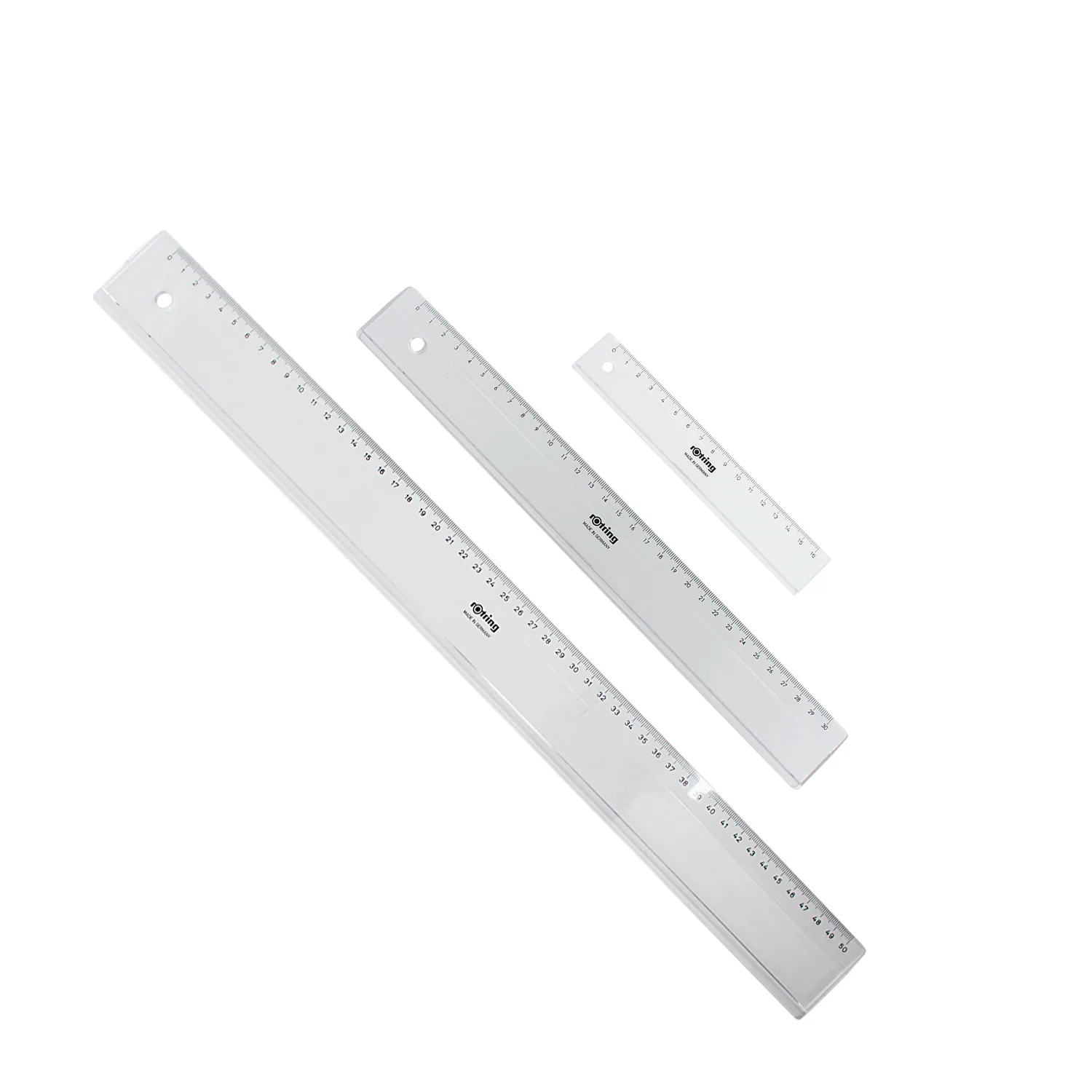 [S0220870] Reglas planas transparentes Centro (16cm)