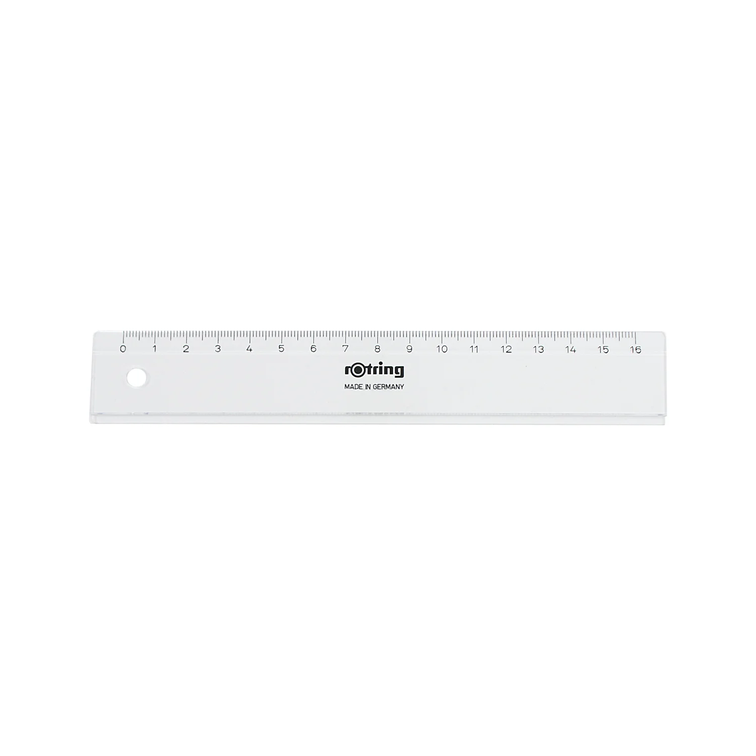 [S0220870] Reglas planas transparentes Centro (16cm)