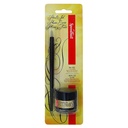 Set plumilla #102 Crow Quill y Tinta Negra 12ml Speedball