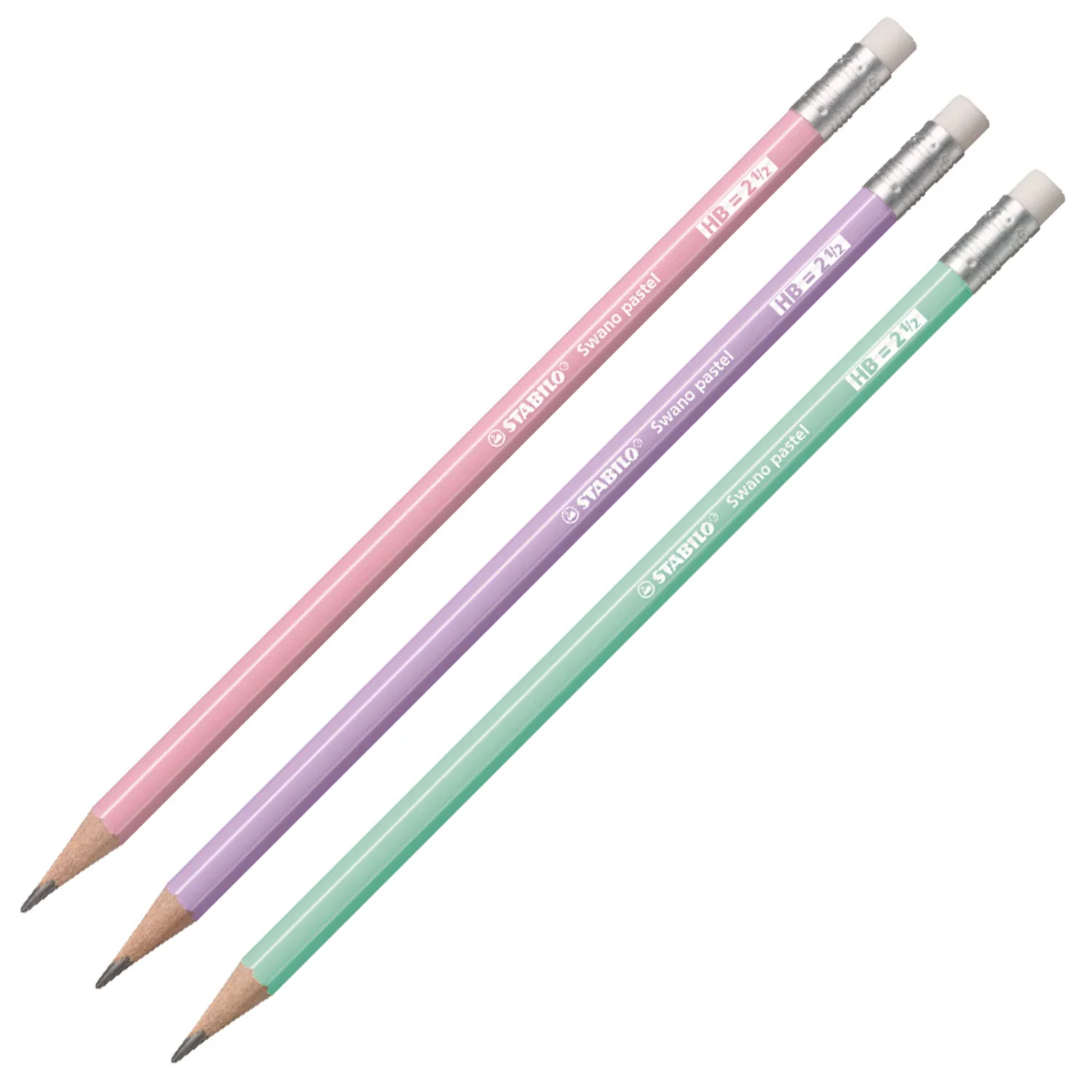 [SB1184] Lápiz Grafito Stabilo Swano Colores Pastel (Verde)