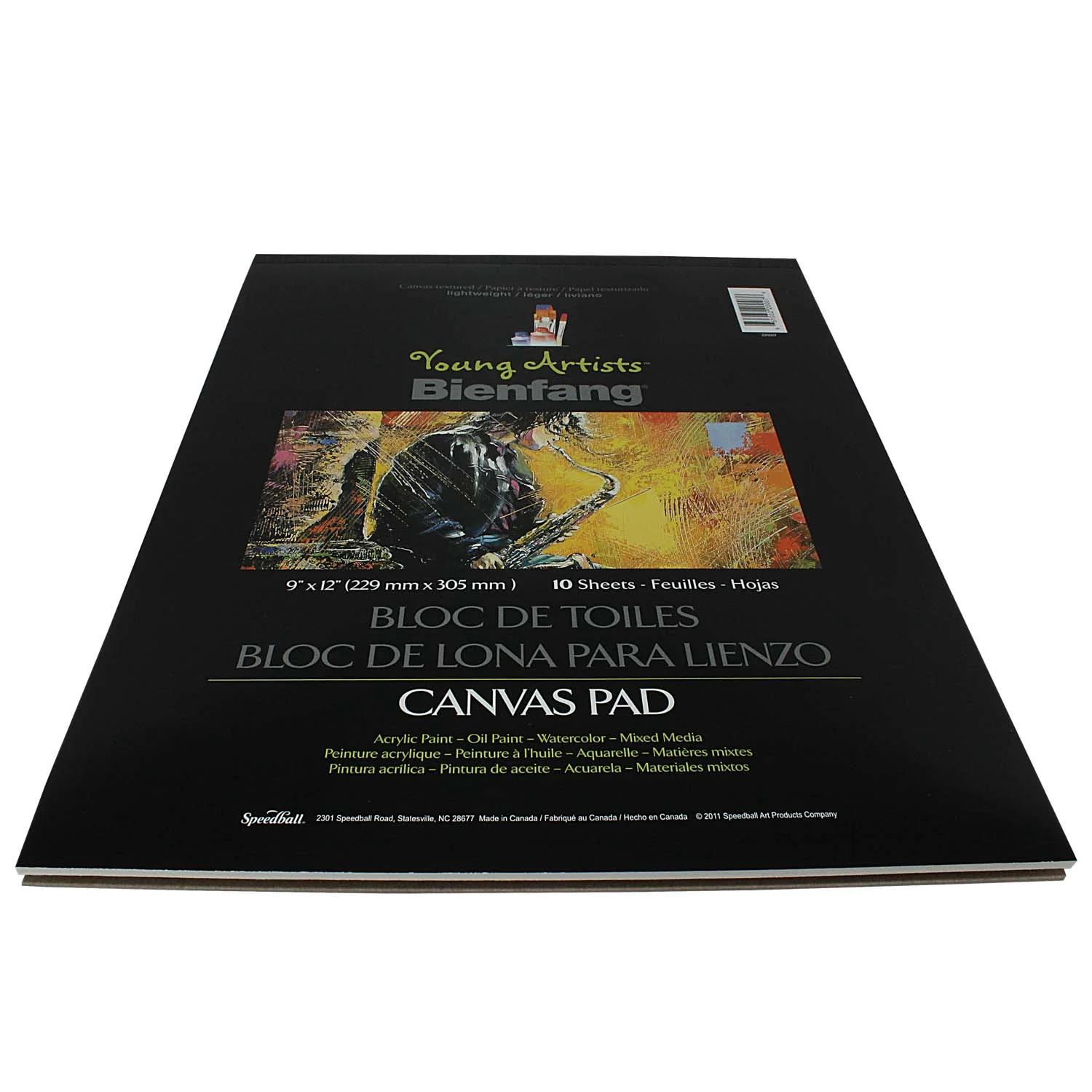 Block Bienfang Canvas Tipo Lienzo 22x30cm 224gr 10hj