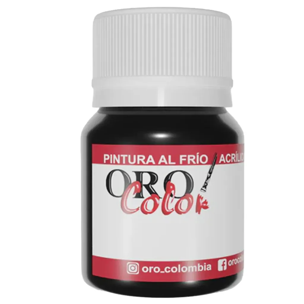 [F-083] Pintura Acrílica Clásica Orocolor 30ml (Negro)