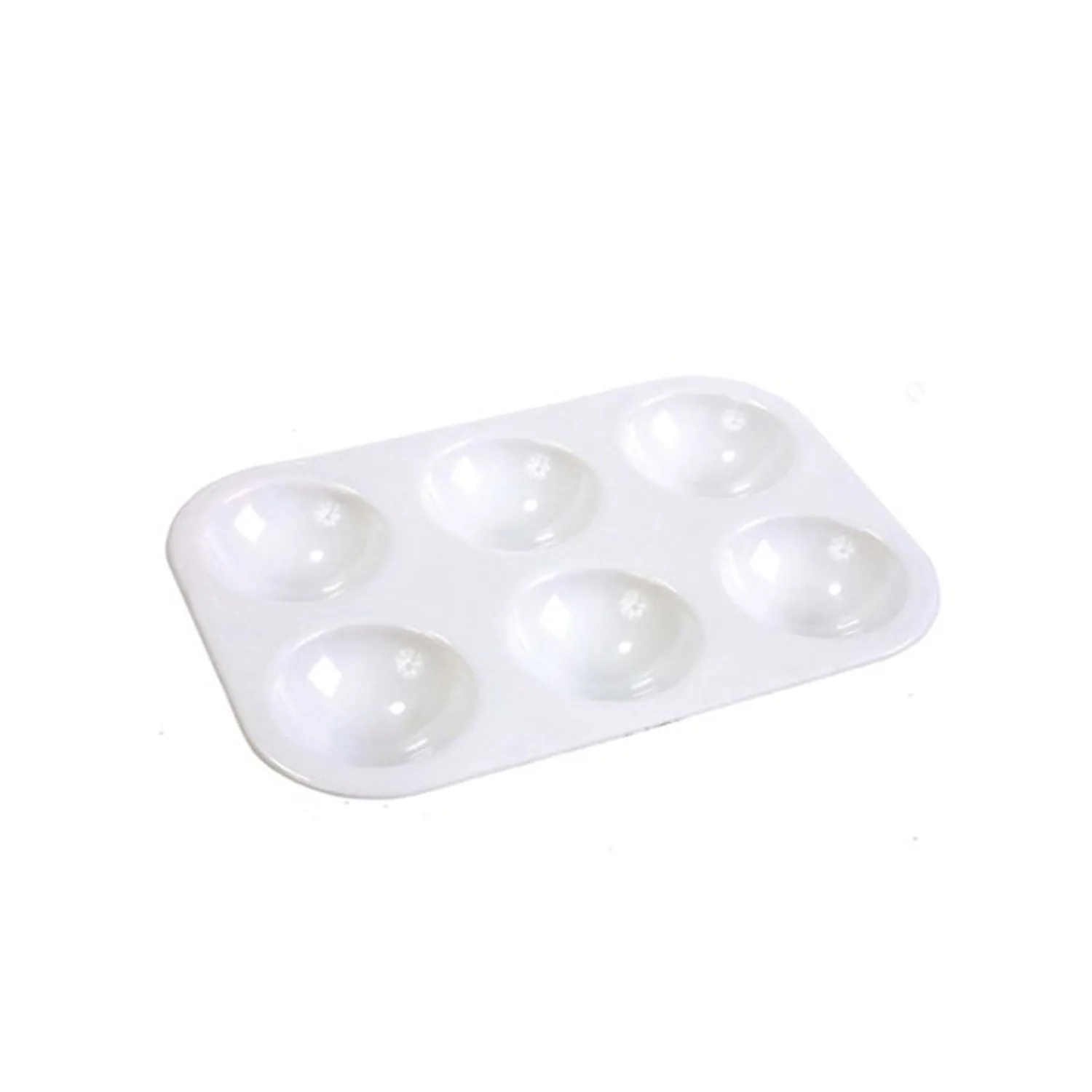 Mezclador plástico de 6 pocillos