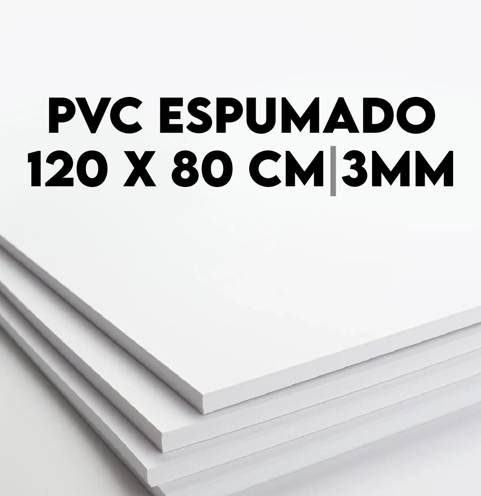 Plancha de PVC Espumado 120x80cm 3mm