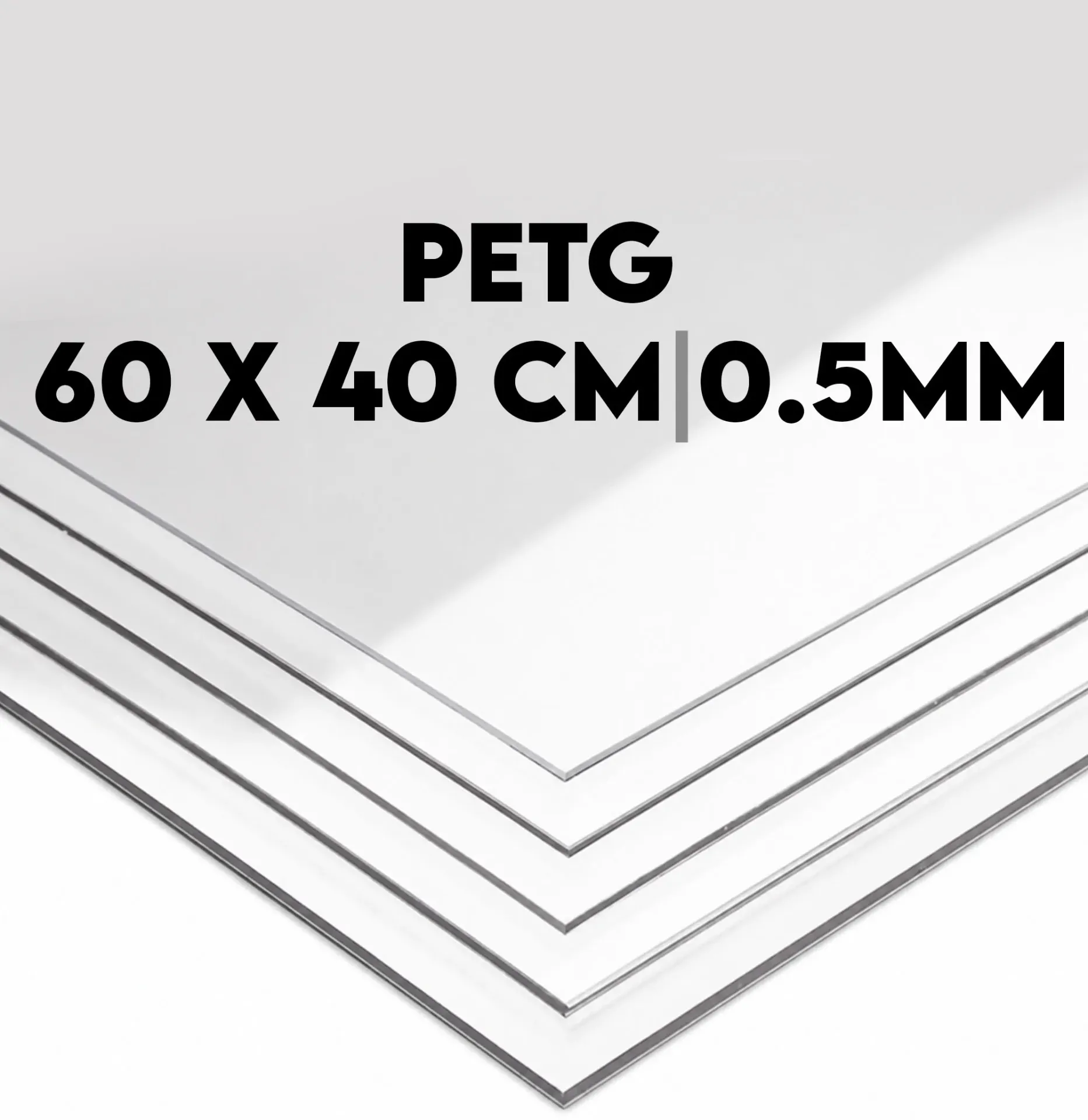 Mica Transparente PETG 60x40cm 0.5mm