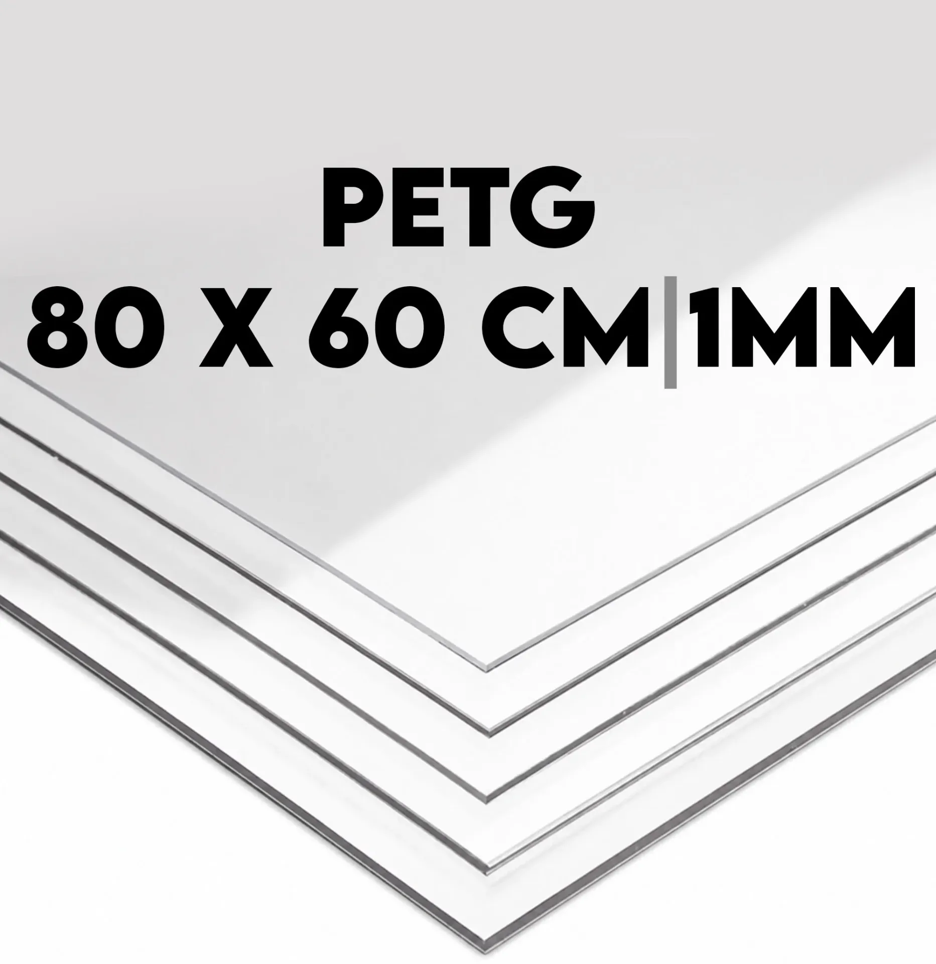 Mica Transparente PETG 80x60cm 1mm