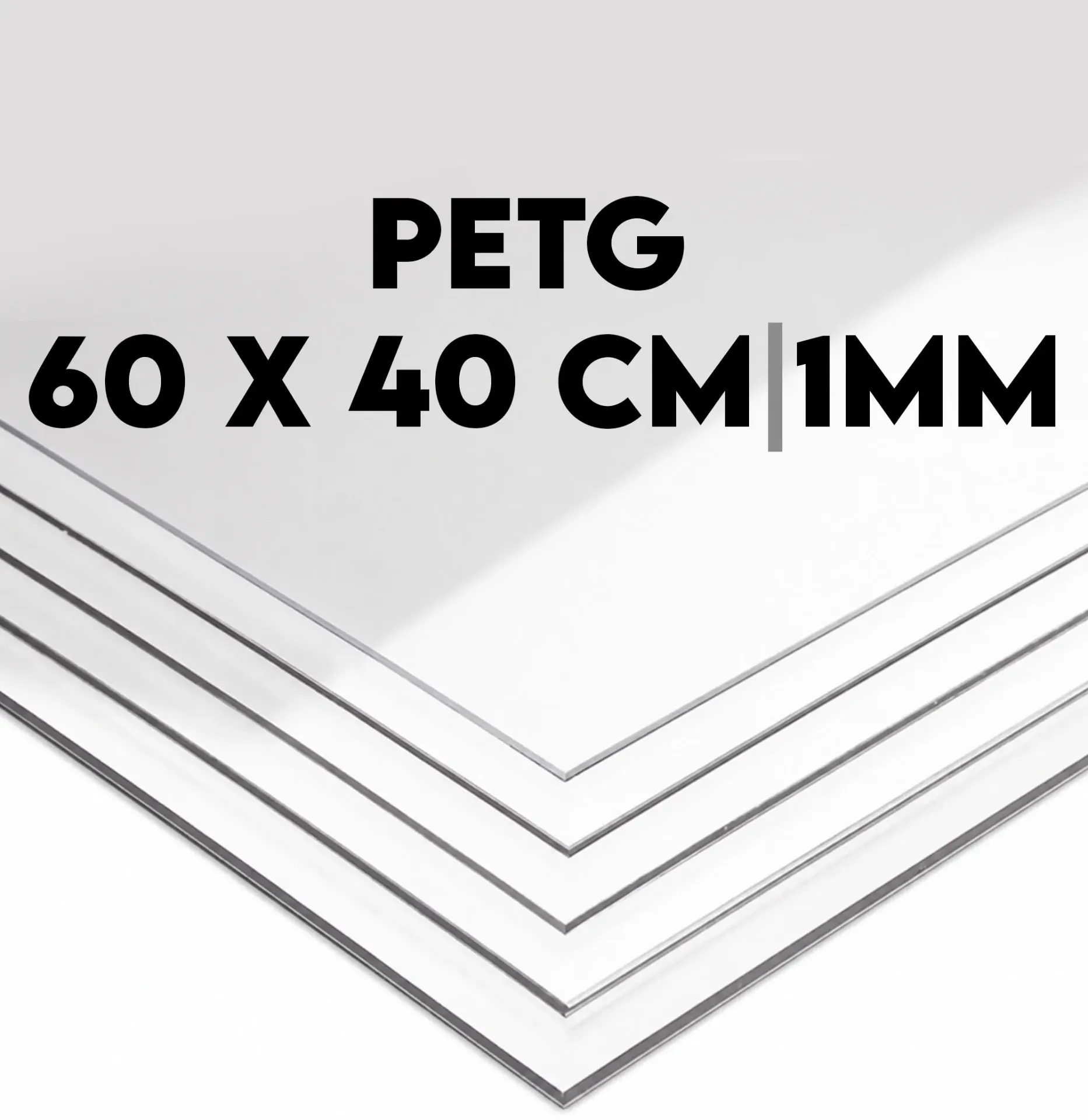 Mica Transparente PETG 60x40cm 1mm
