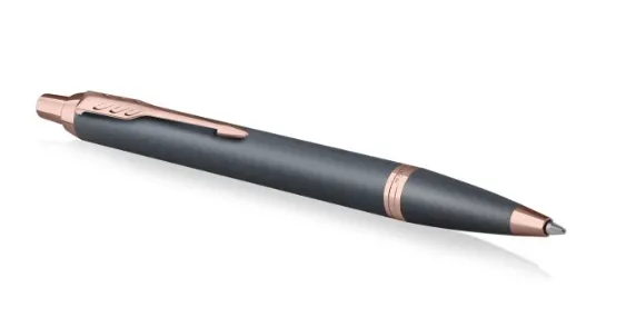 Bolígrafo IM Parker Gris Pizarra con detalle Oro Rosa