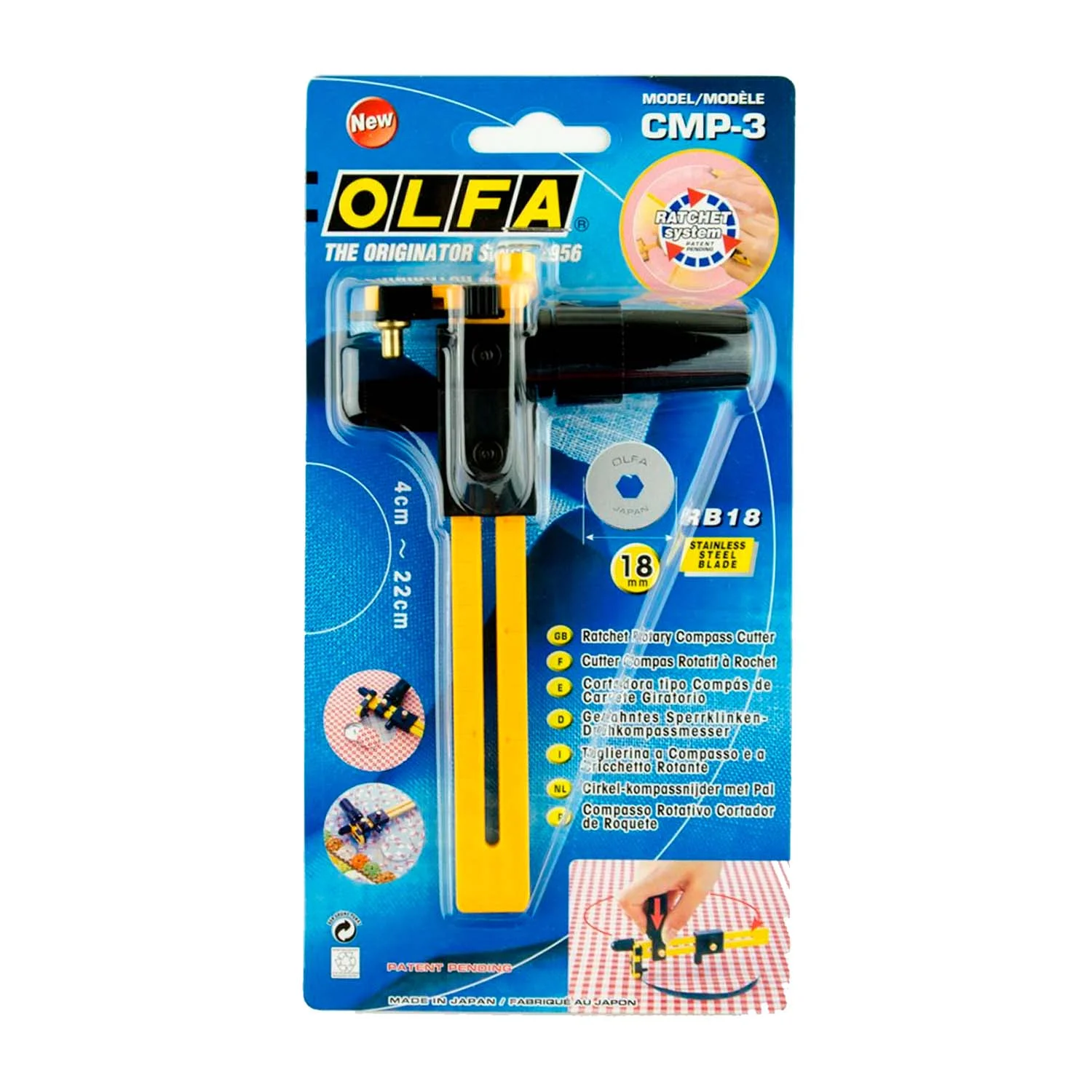 Compás de Corte para Telas Olfa