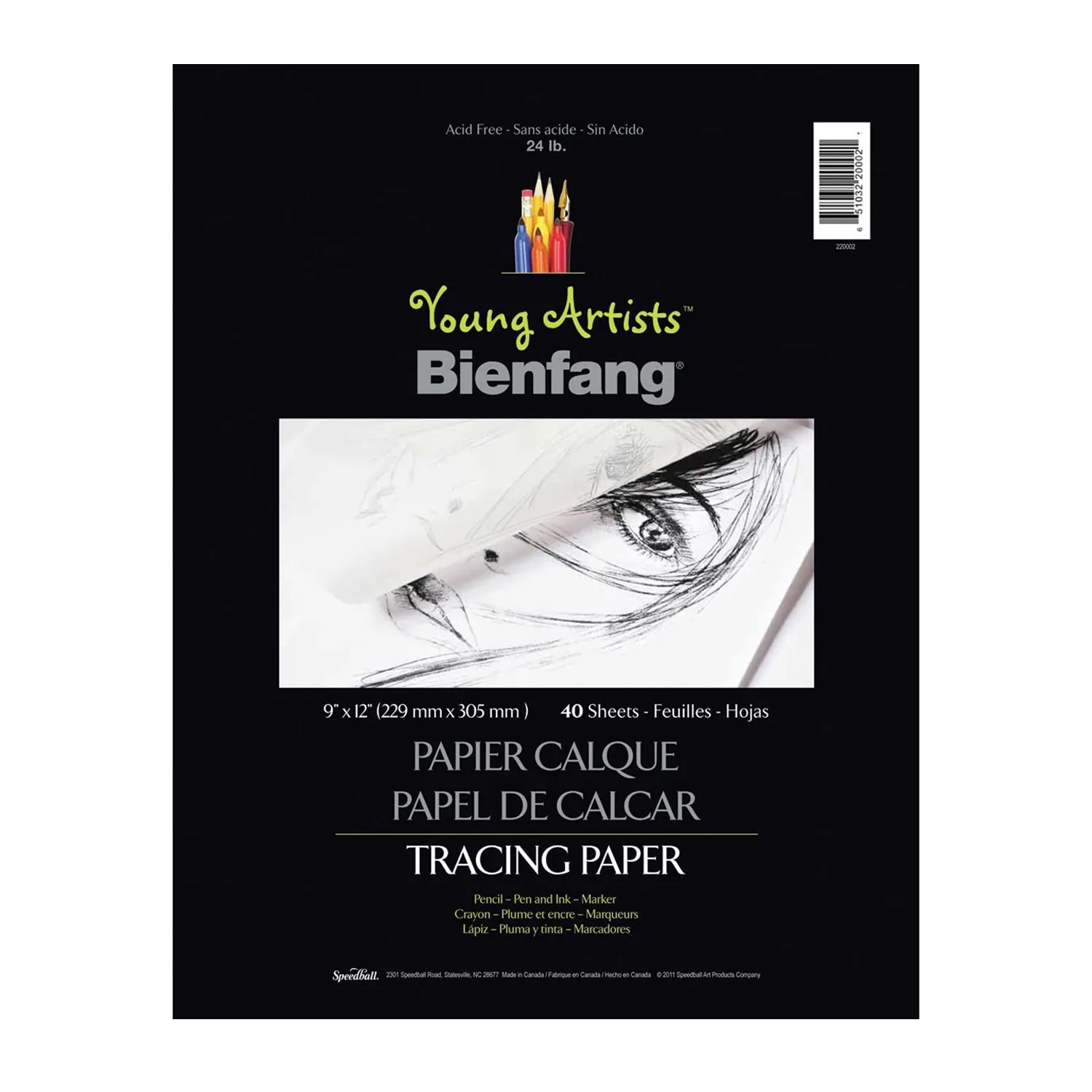 [220002] Block Bienfang Para Calcar 22x30cm 30gr. 40hj