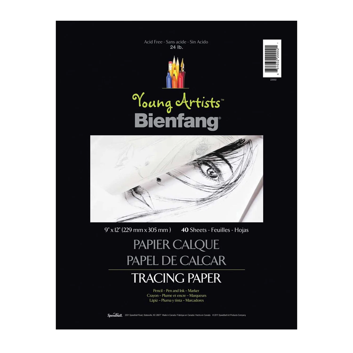 [220002] Block Bienfang Para Calcar 22x30cm 30gr. 40hj