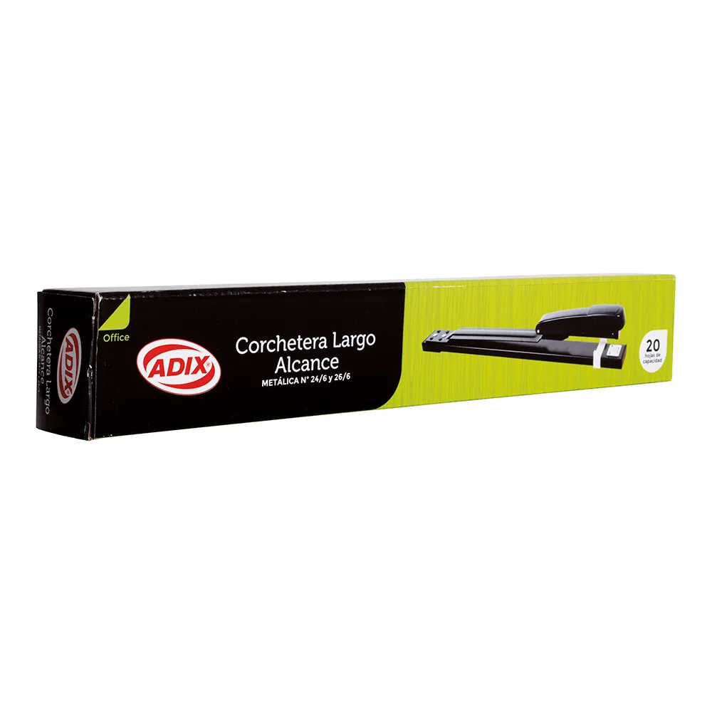 Corchetera 26/6 de Brazo Largo Metálico Adix