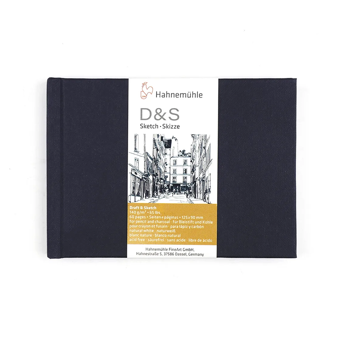 Croquera Dibujo Hahnemühle D&S Sketch 12.5x9cm 140gr
