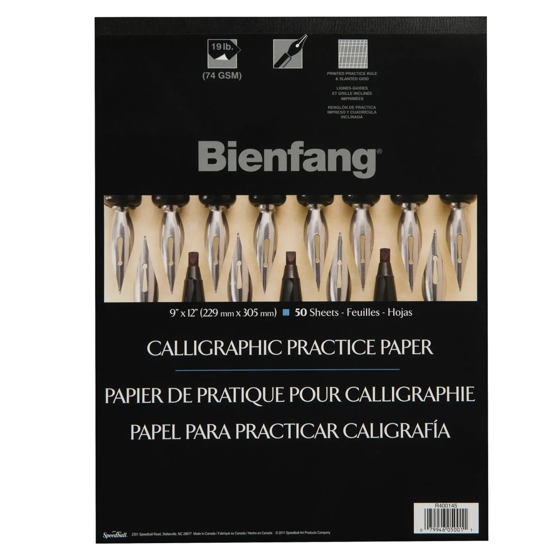 Block Bienfang Para Practicar Caligrafía 22x30cm 80gr. 50hjs