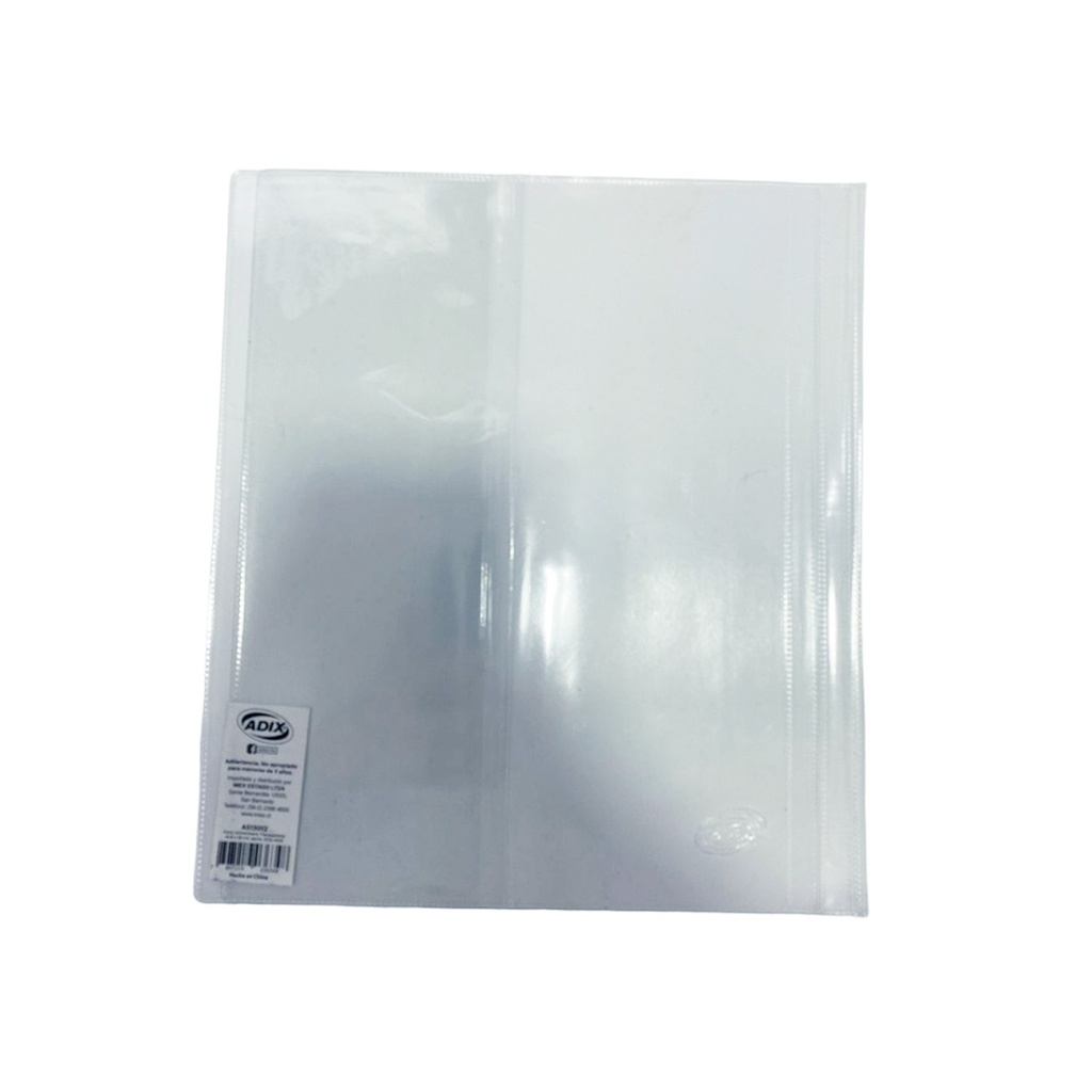 Forro Transparente Adix Para Cuaderno 23x26cm