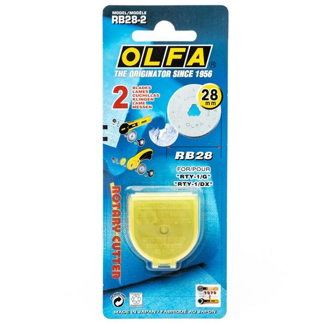 Repuestos para cortador rotatorio RTY-28 mm. Olfa (2ud)