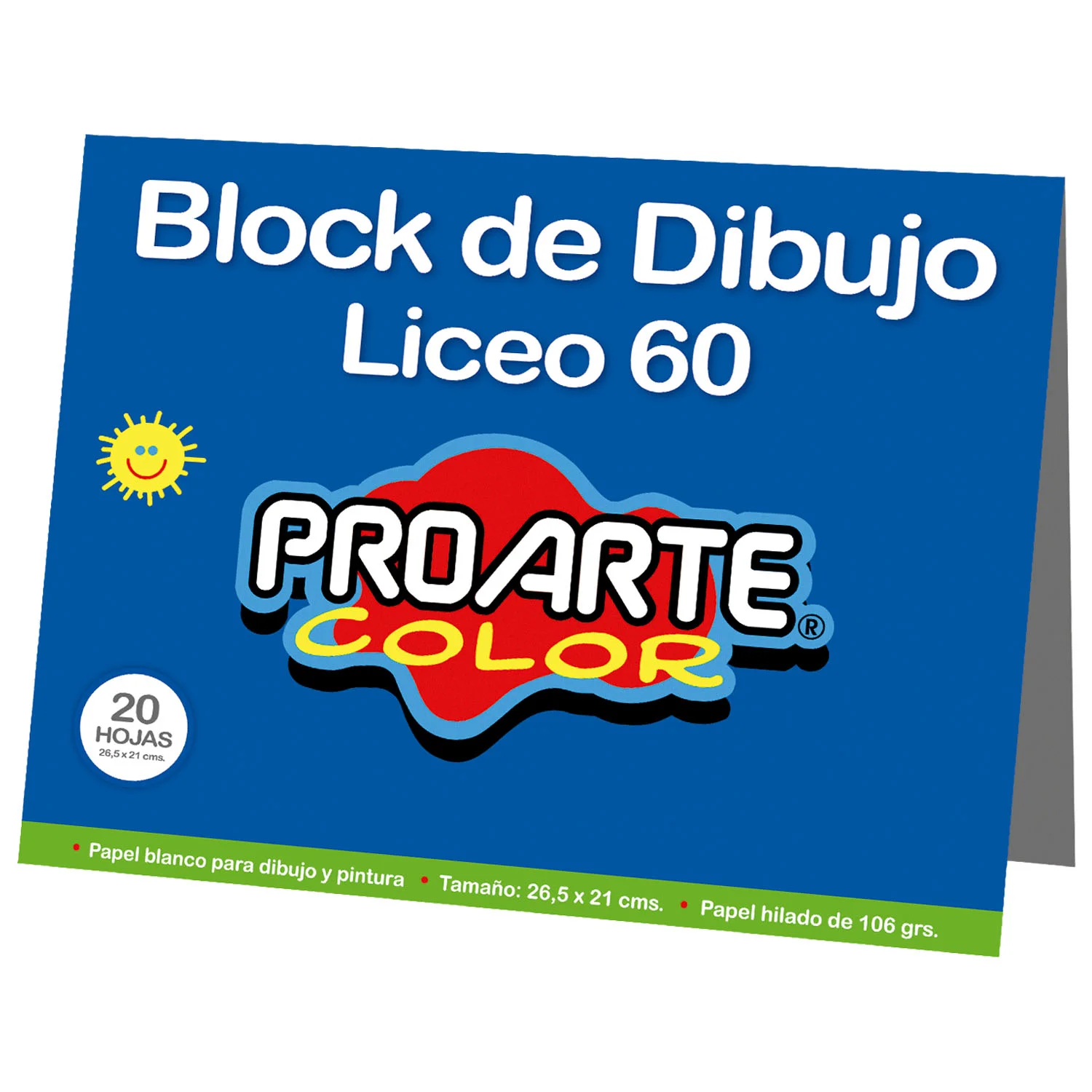 Block Liceo Proarte 26.5x21cm 106gr. 20hj