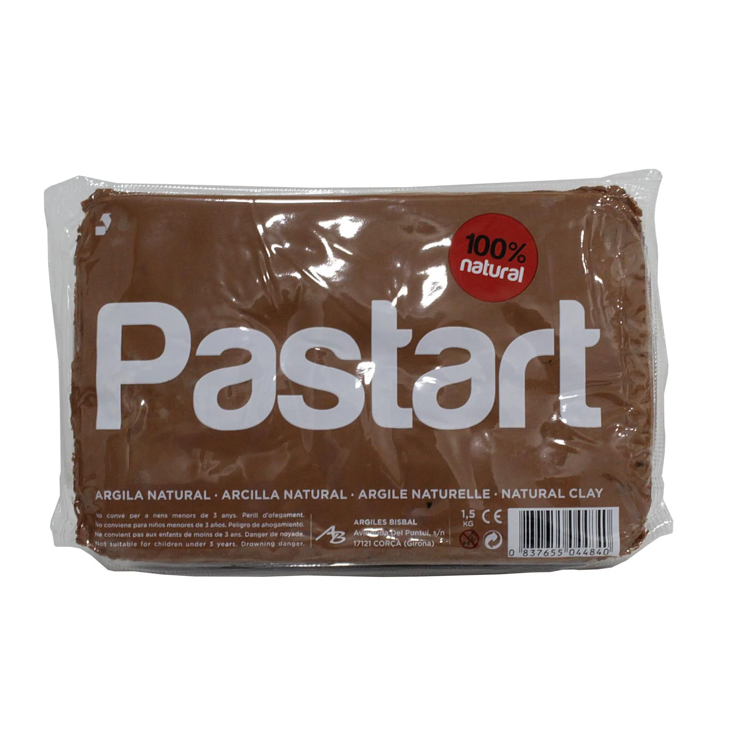 Greda o Arcilla Natural para Modelar Terracota Pastart 1.5Kg