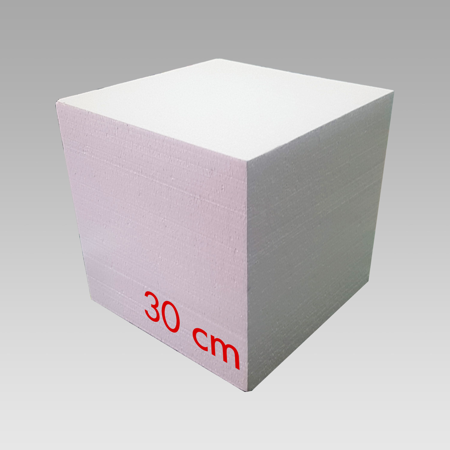 Cubo de plumavit de alta densidad 25kg/m3 Profesional
