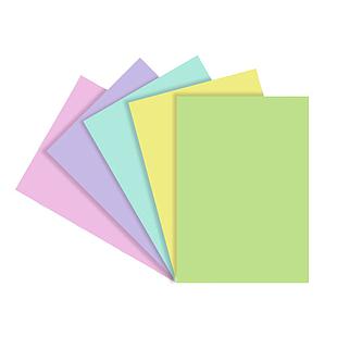 Papel Bond Colores Oficio 75gr (50hj)