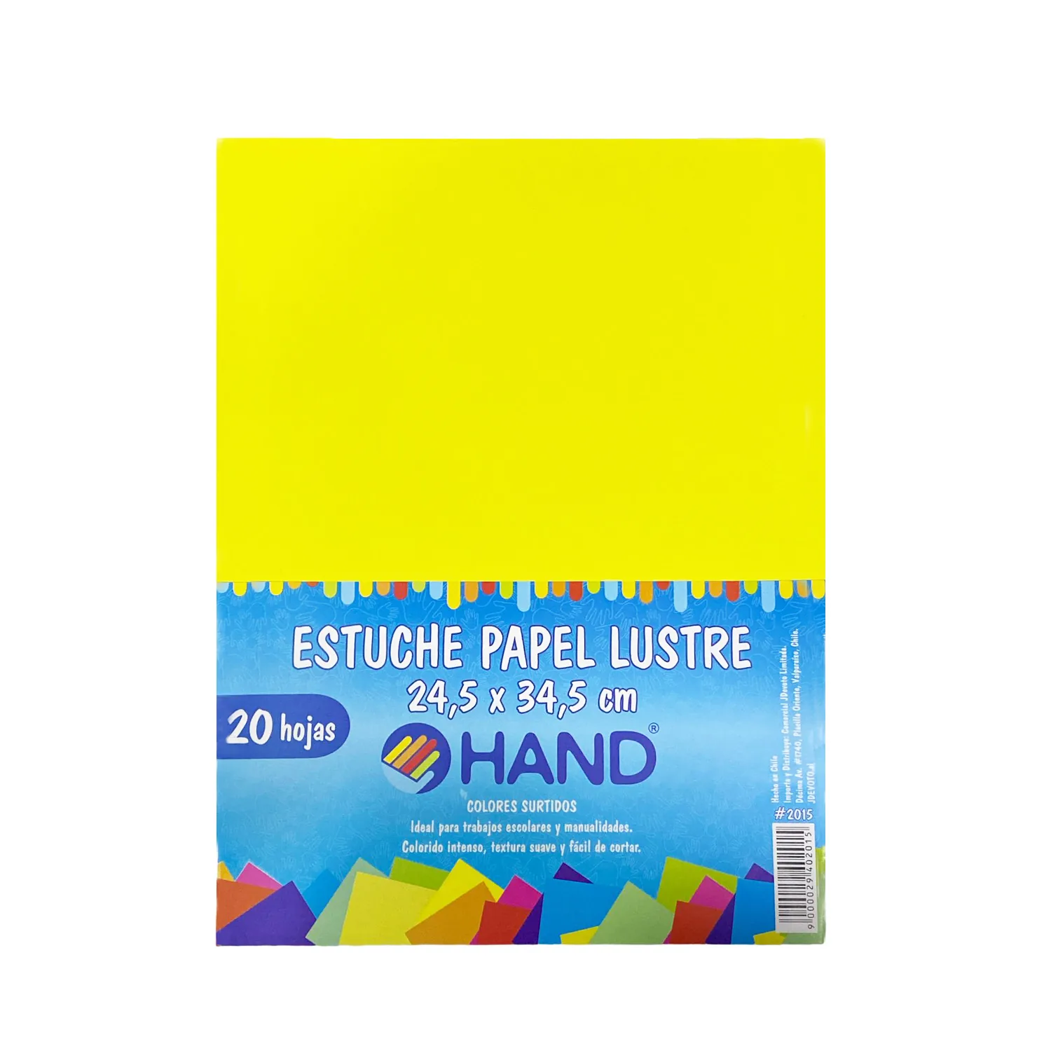 [2015] Block de Papel Lustre Hand 25x35cm 20hj