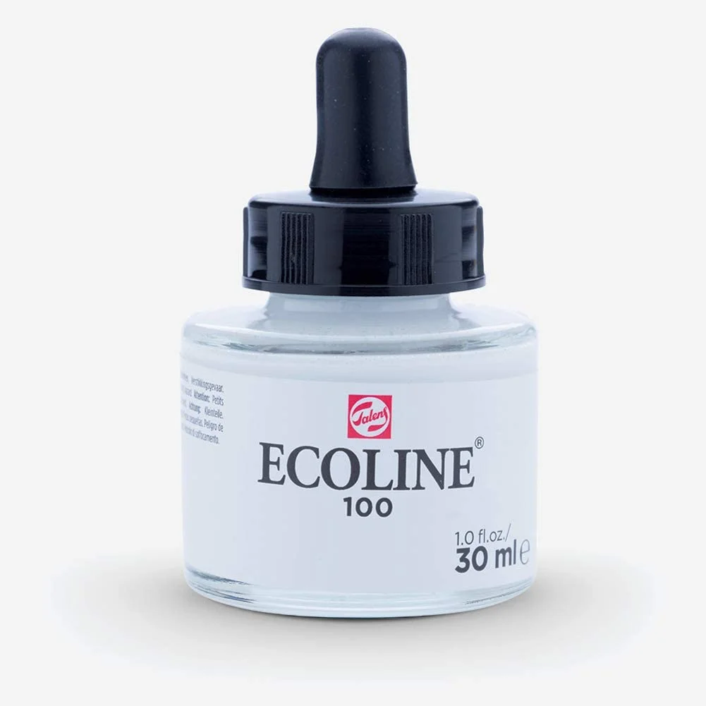 [11251001] Acuarela Liquida Ecoline 30ml (1ud) (Blanco 100)