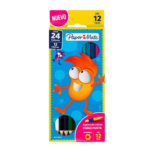 Set de 12 lápices de colores + 3 Grafitos HB