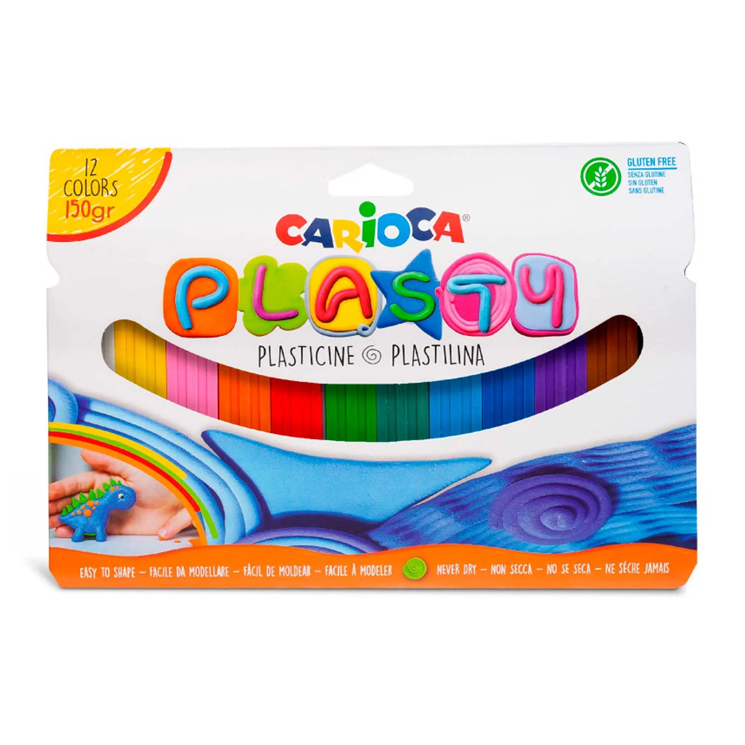 [42691] Plasticina Carioca 12 colores 150gr