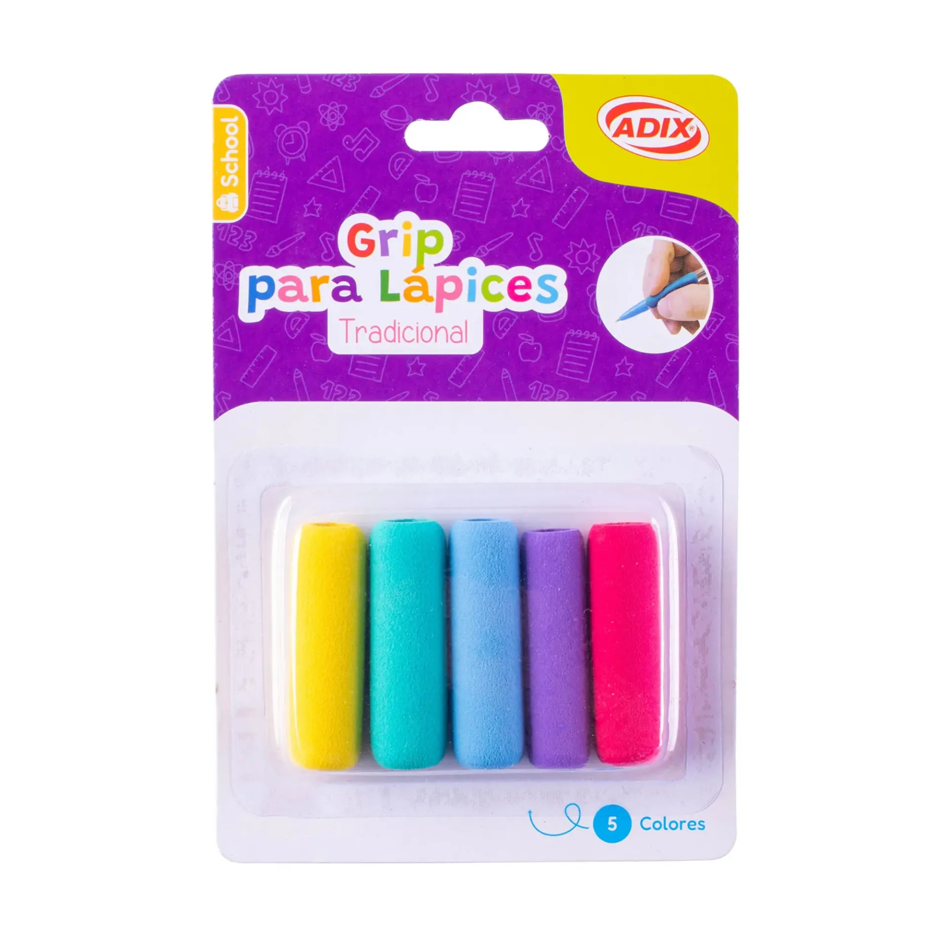Grip  Adix Para Lápices Tradicionales (5ud)