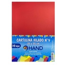 Cartulina Hilado N#9 Colores Surtidos 25x35cm 150gr (14hj)