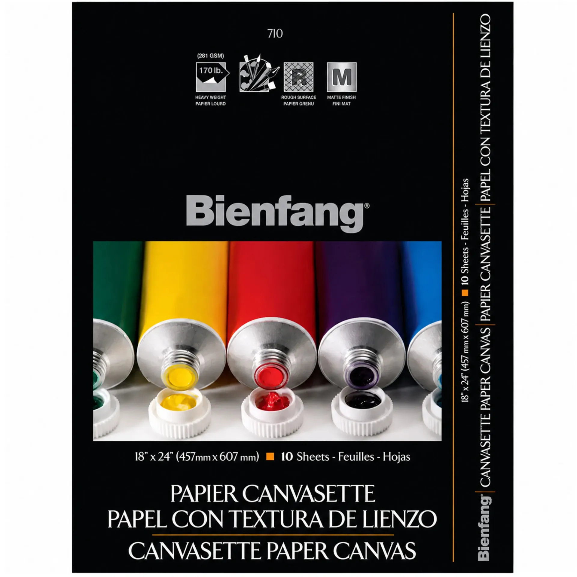 [270157] Block Bienfang 710 Canvas Tipo Lienzo 45.7x60.7cm 281gr 10hj