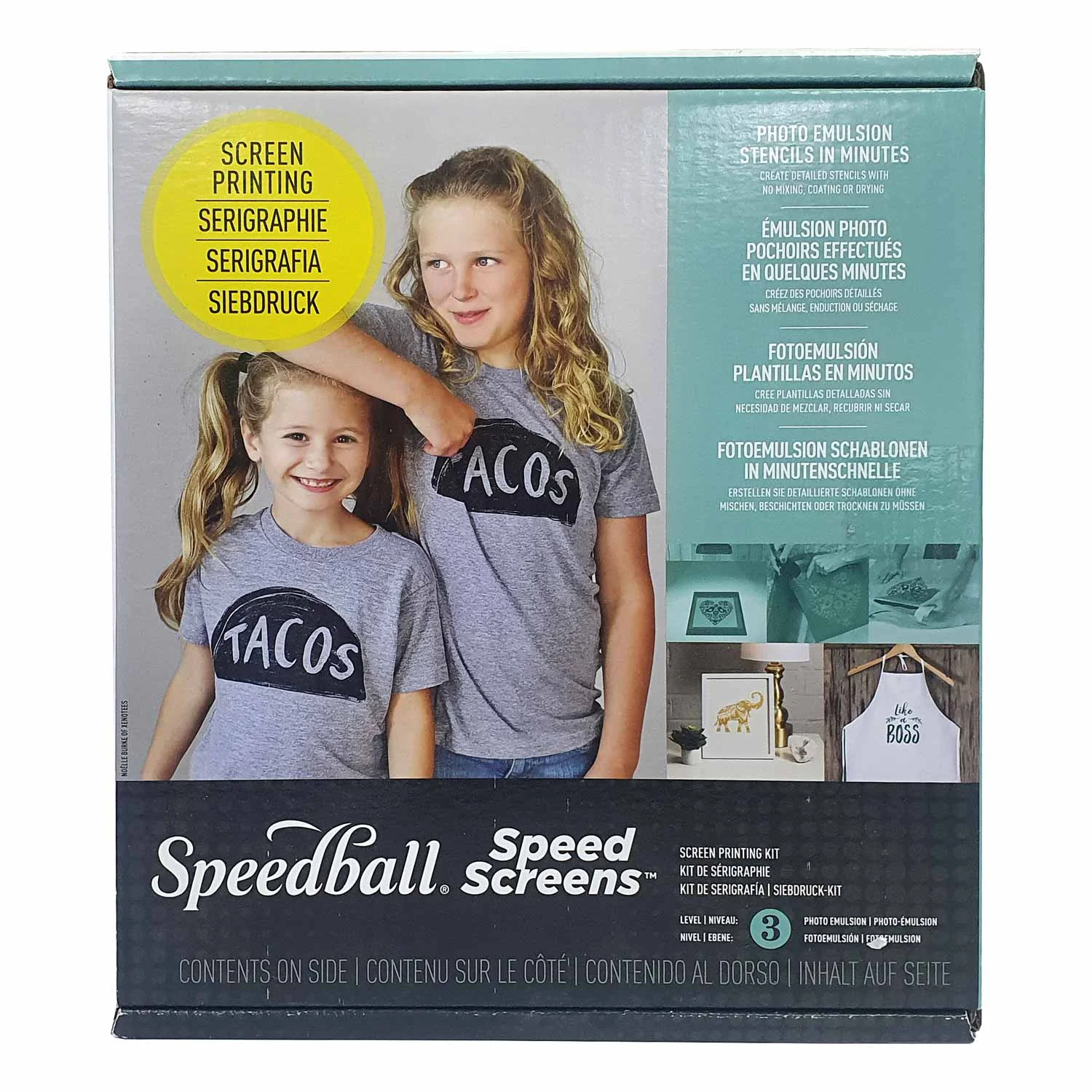 [E4769] Kit de Serigrafía Speed Screens Todo en uno Speedball