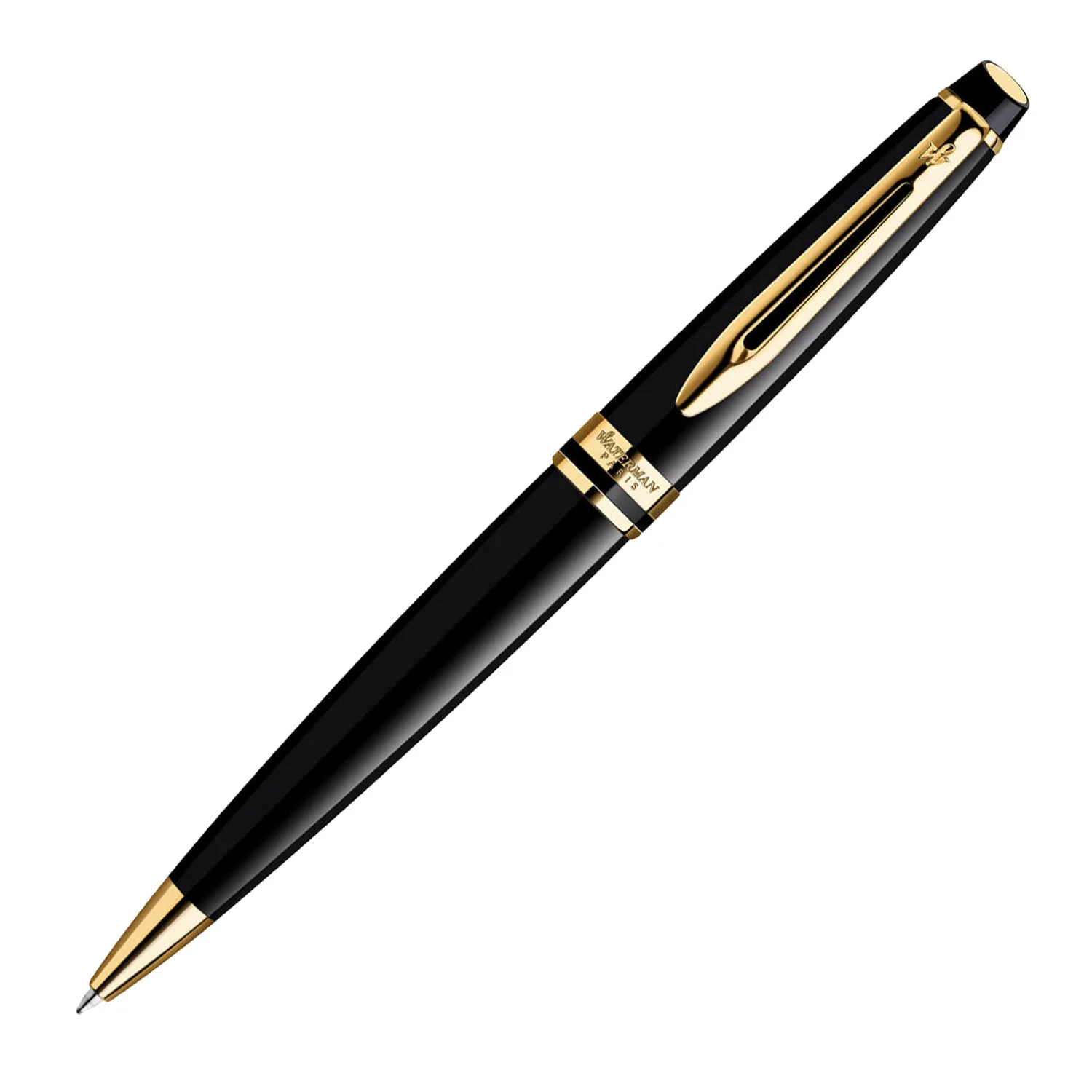 [S0951700] Bolígrafo  Expert ( M ) Negro Lacado con Dorado