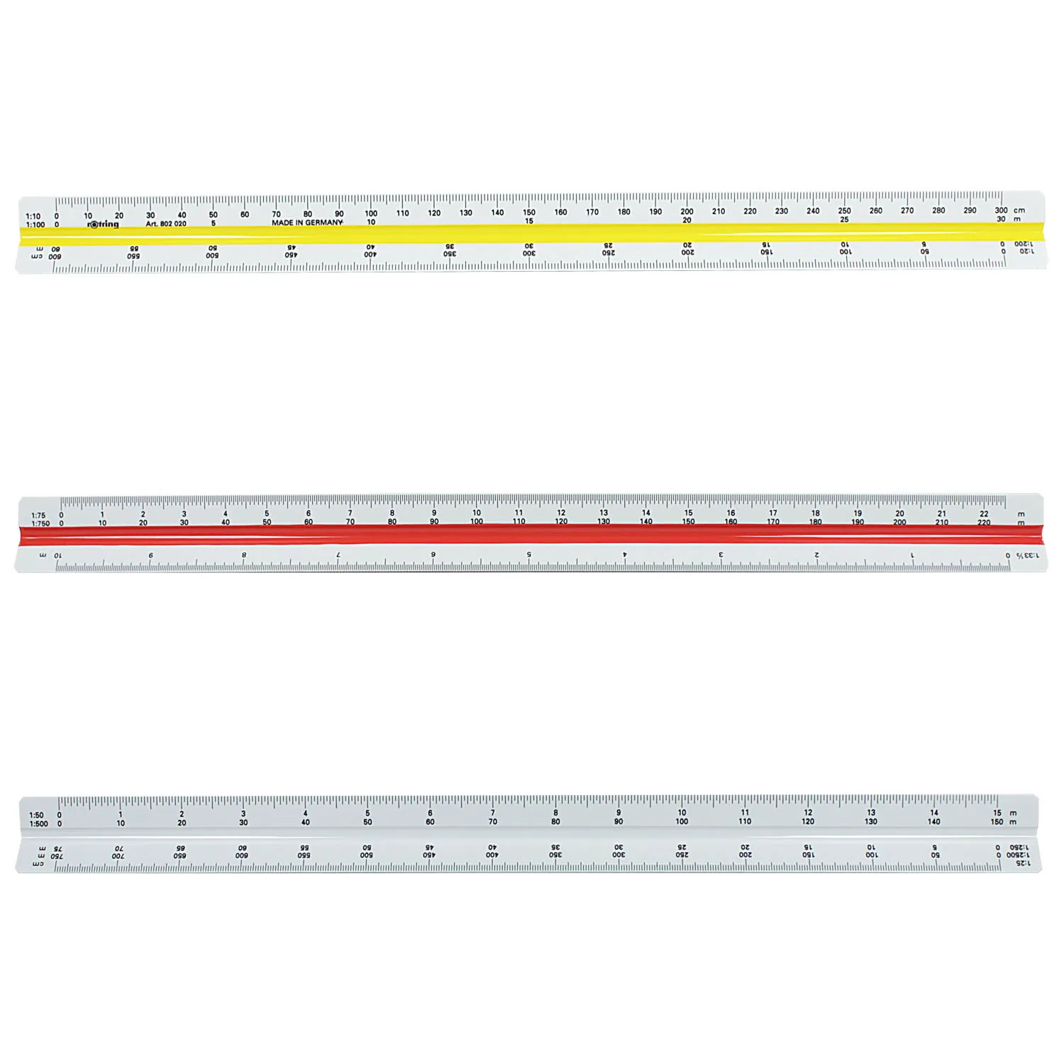 Escalímetro Rotring Plástico Triangular 30cm